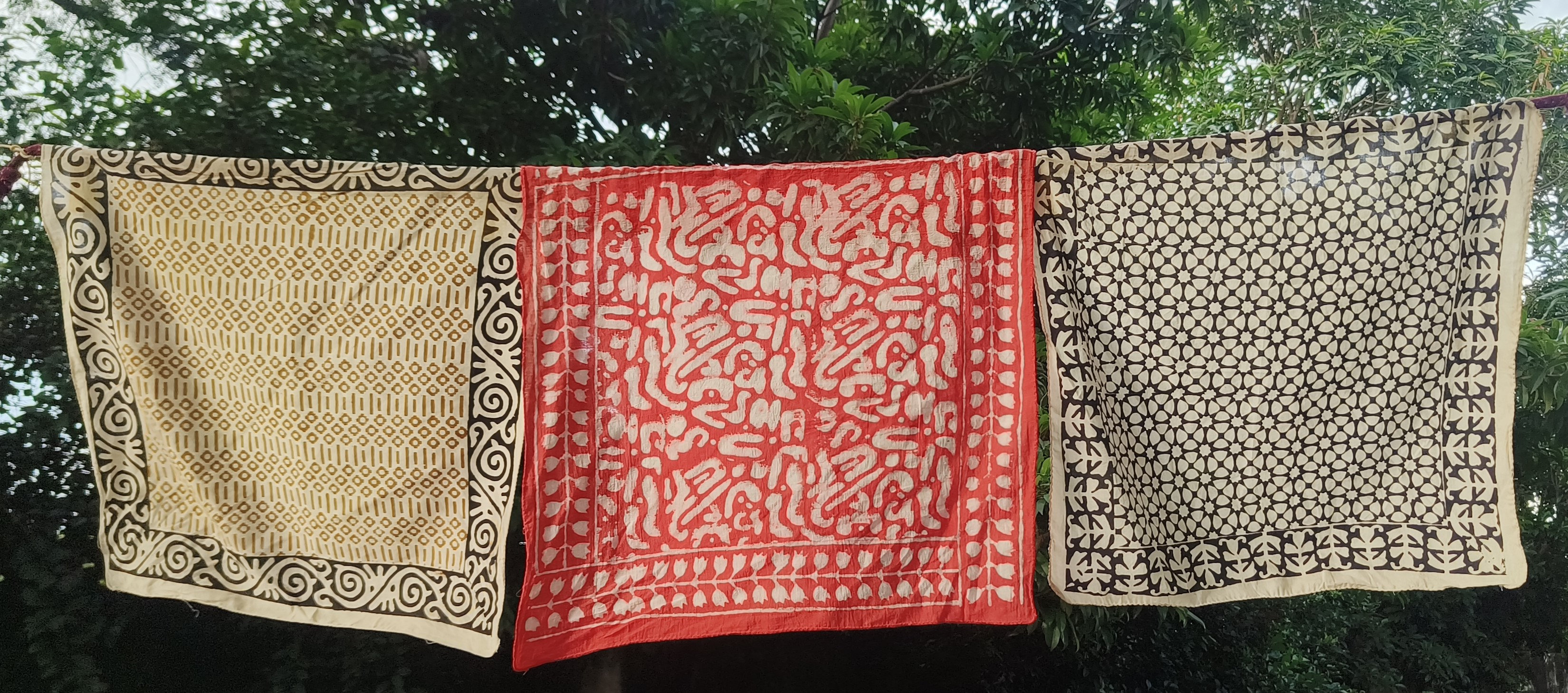 Handcrafted Block Print Scarves