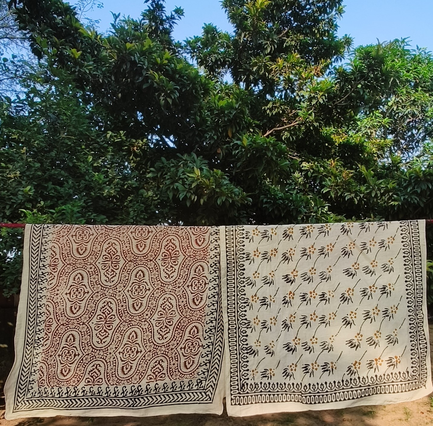 Handcrafted Block Print Cotton Throw