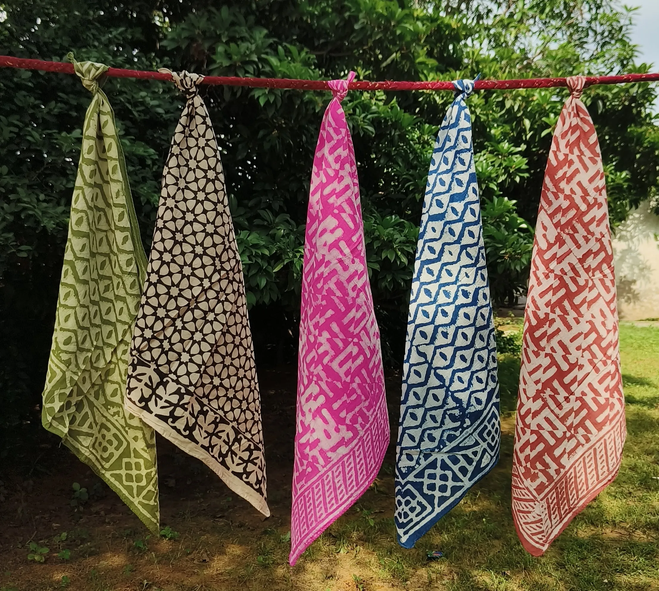 Handcrafted Printed Cotton Towels