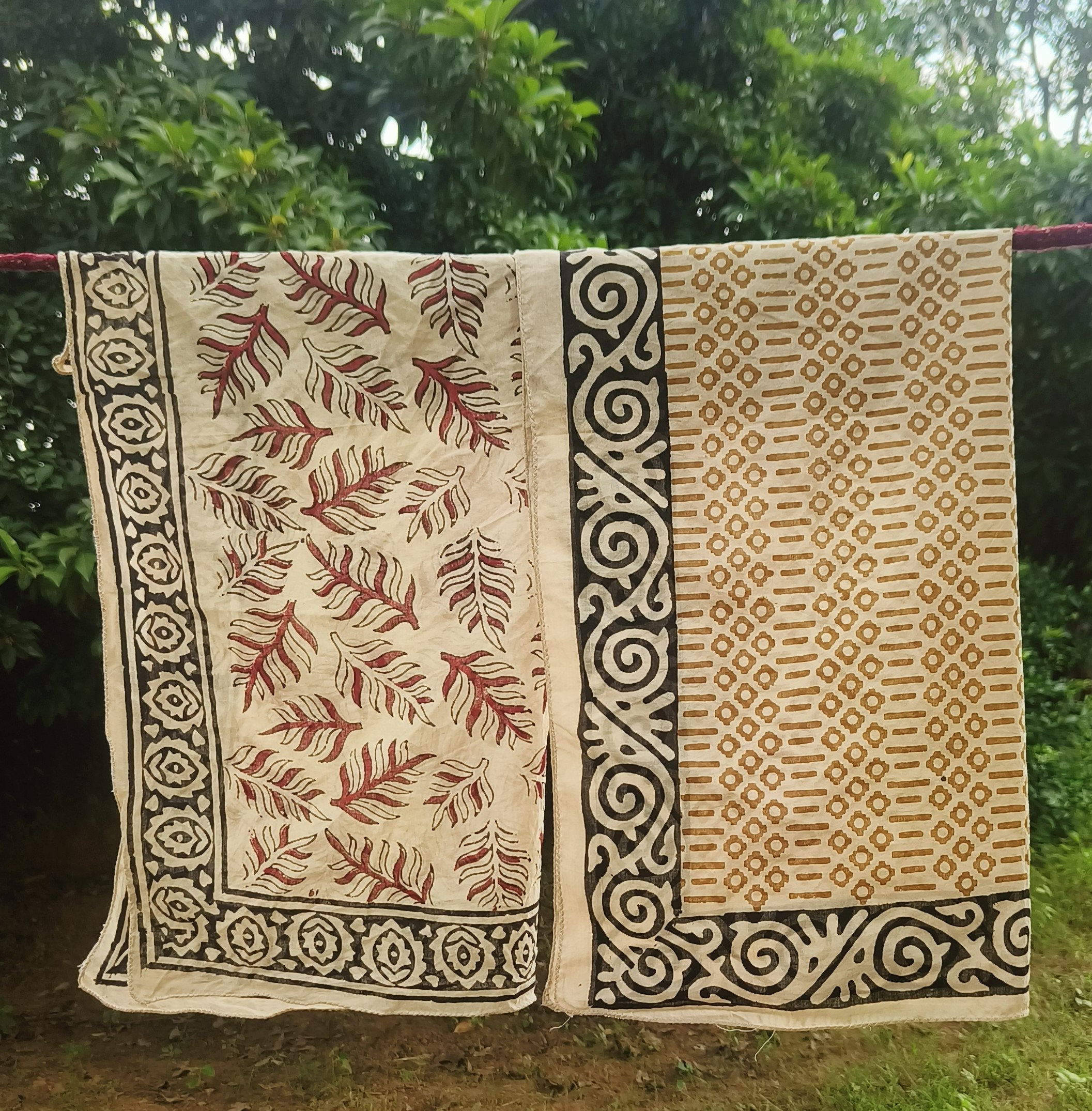 Handcrafted Block Print Cotton Scarves