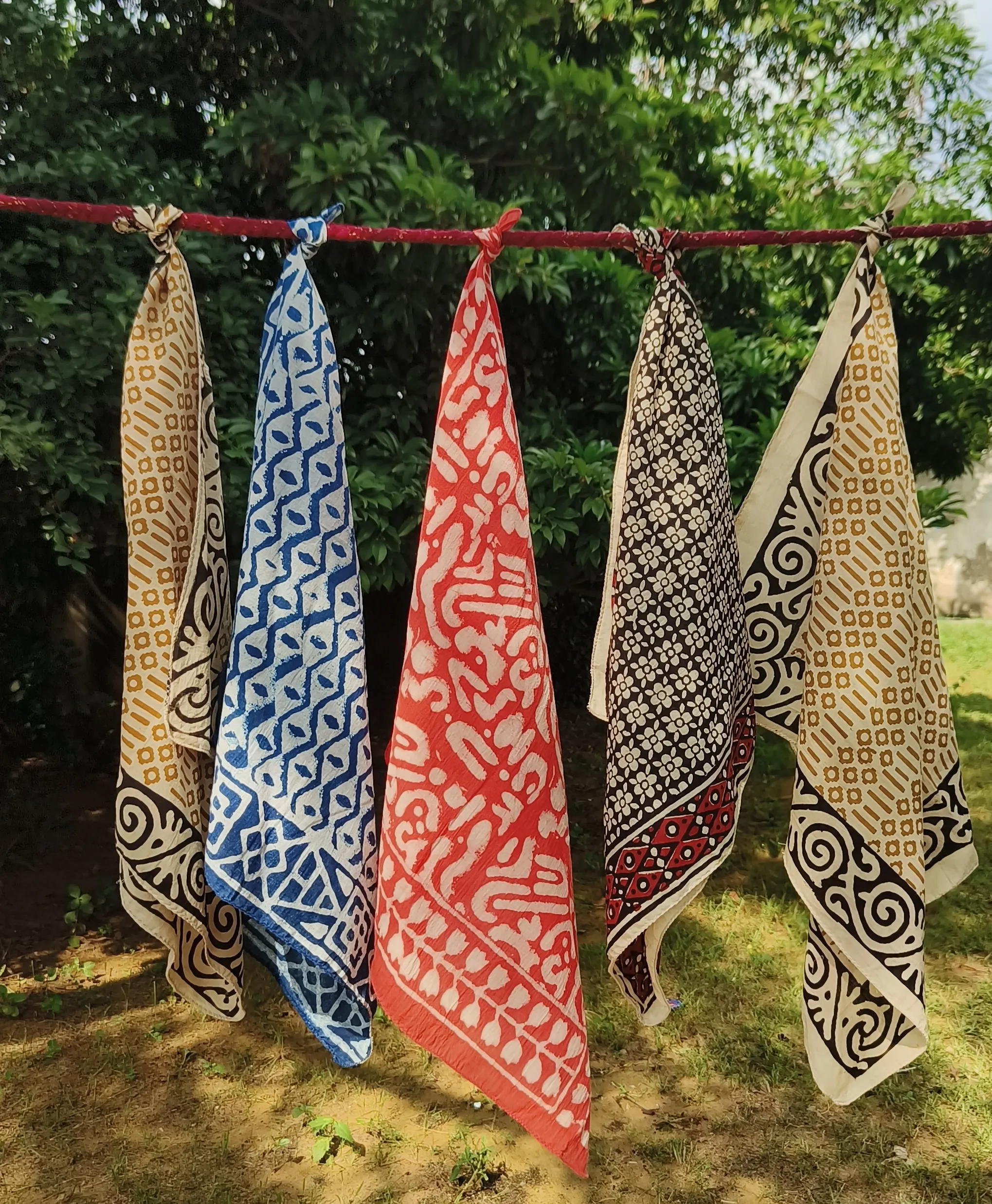 Handcrafted Bandhani Dupattas