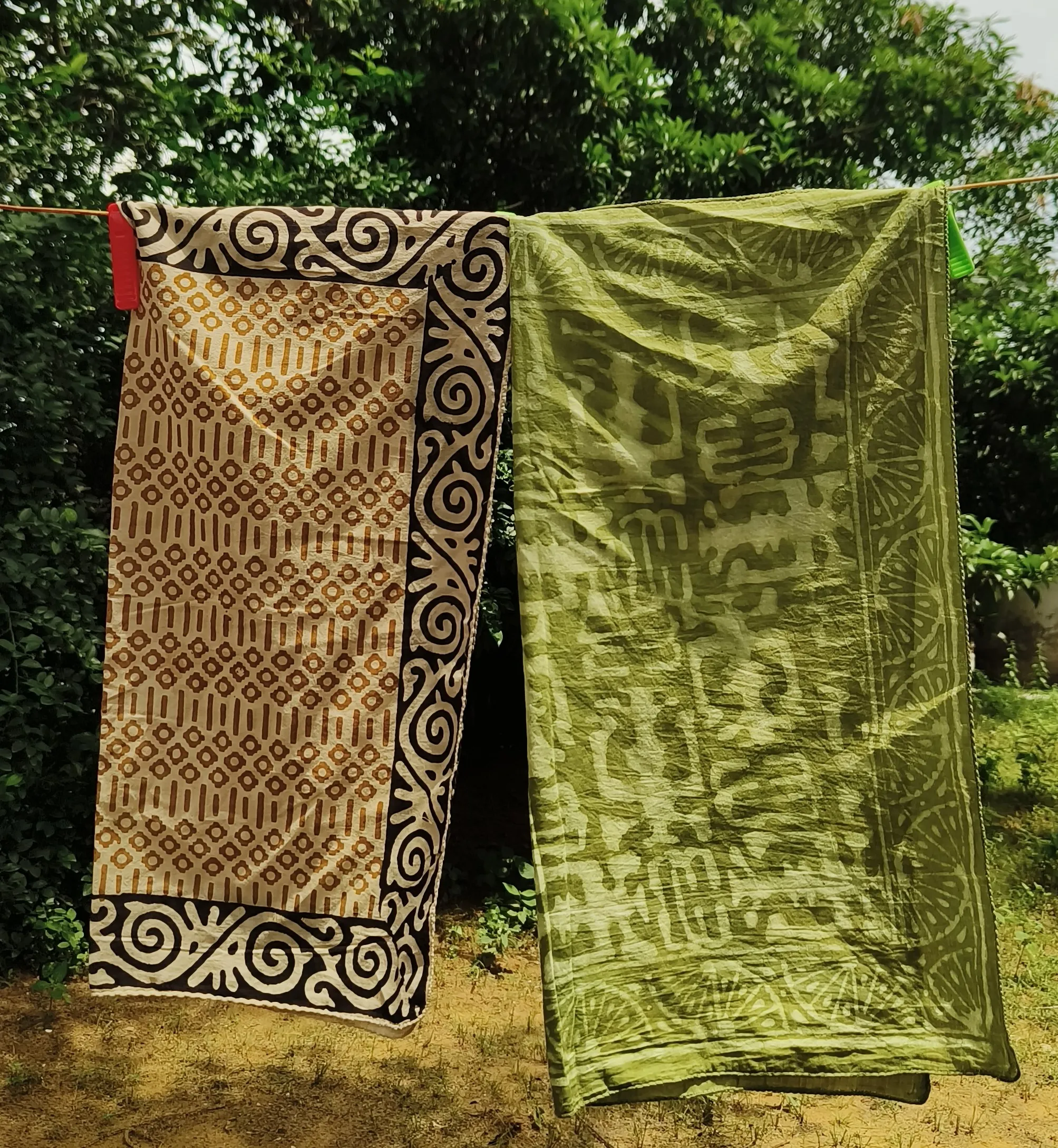 Handcrafted Cotton Batik Scarves