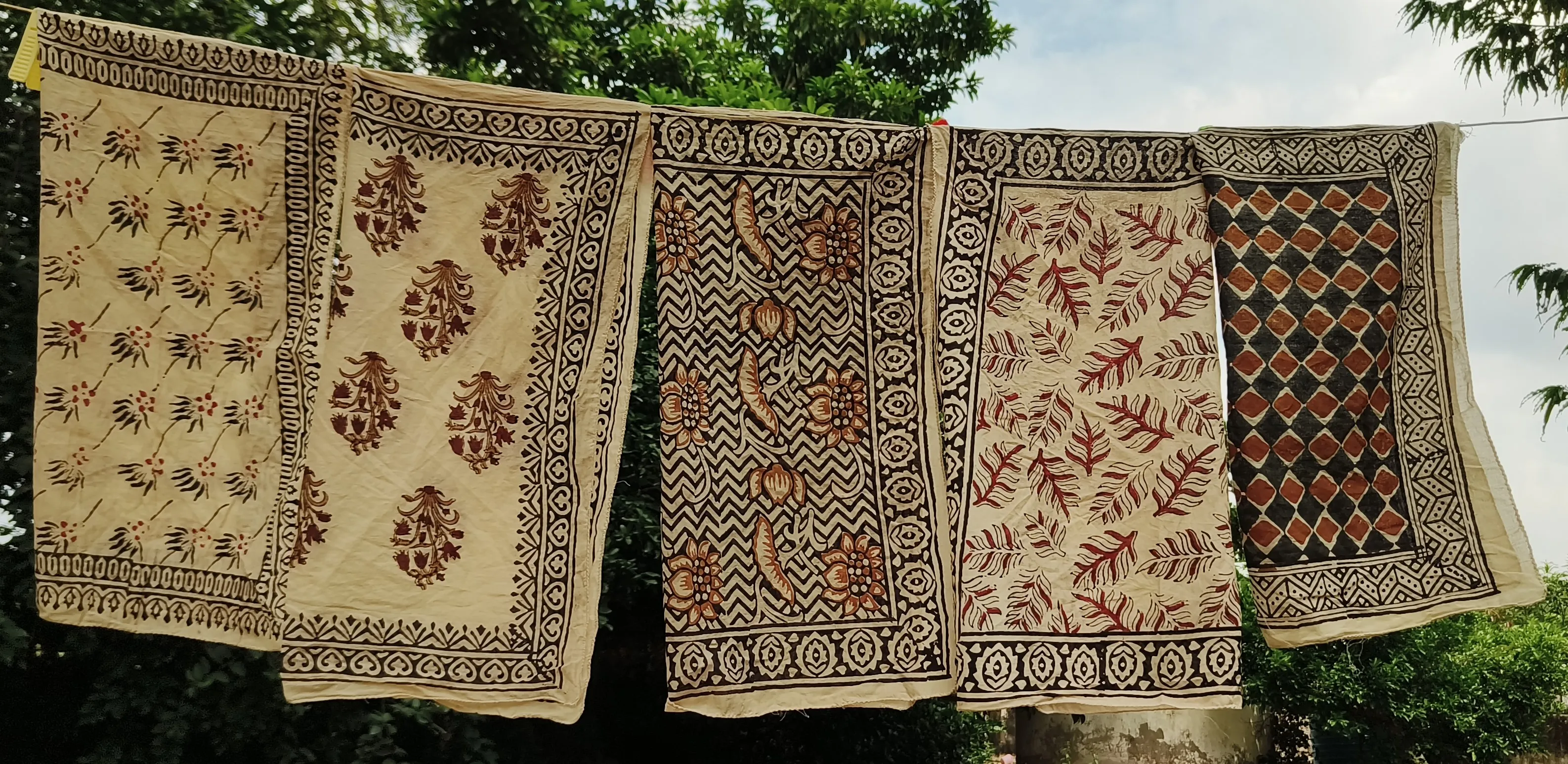 Handcrafted Block Print Cotton Scarves