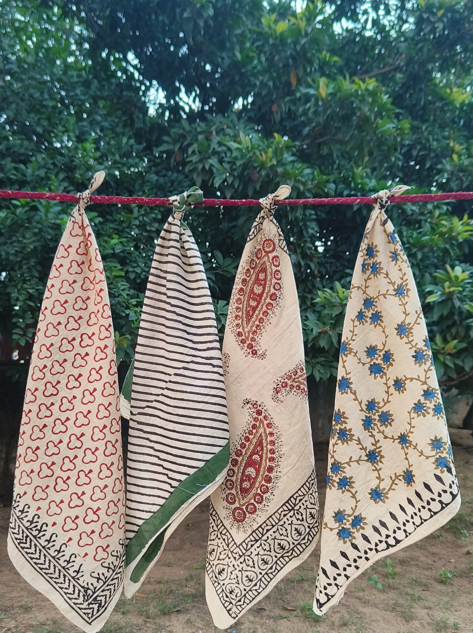 Handcrafted Block Print Cotton Throw