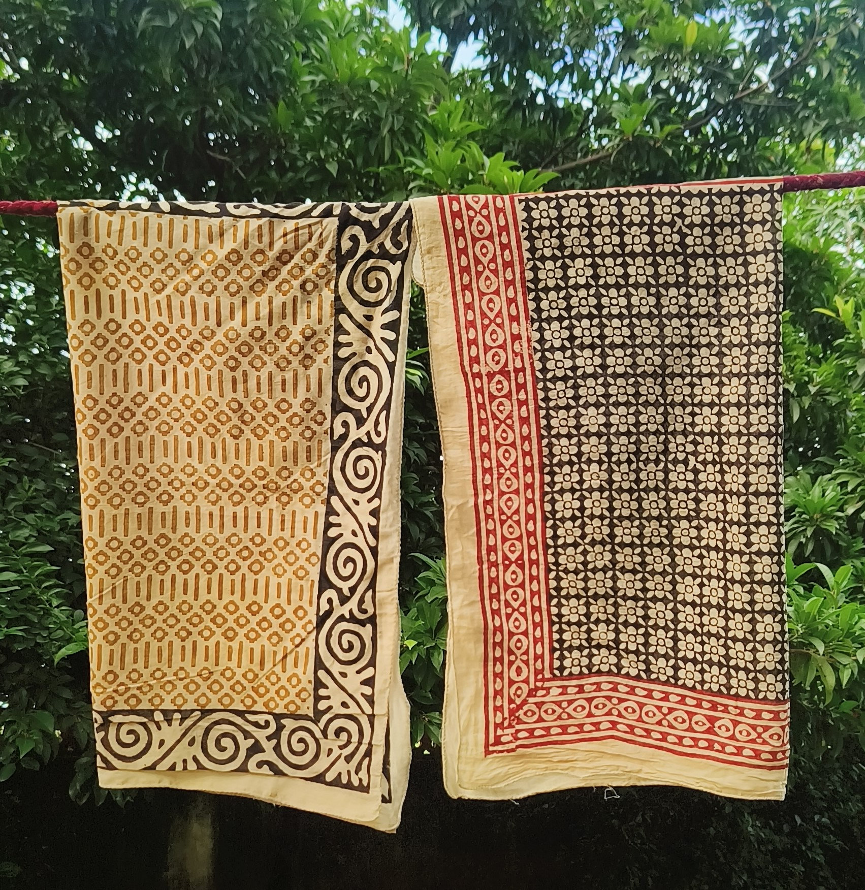 Handcrafted Block Print Cotton Scarves