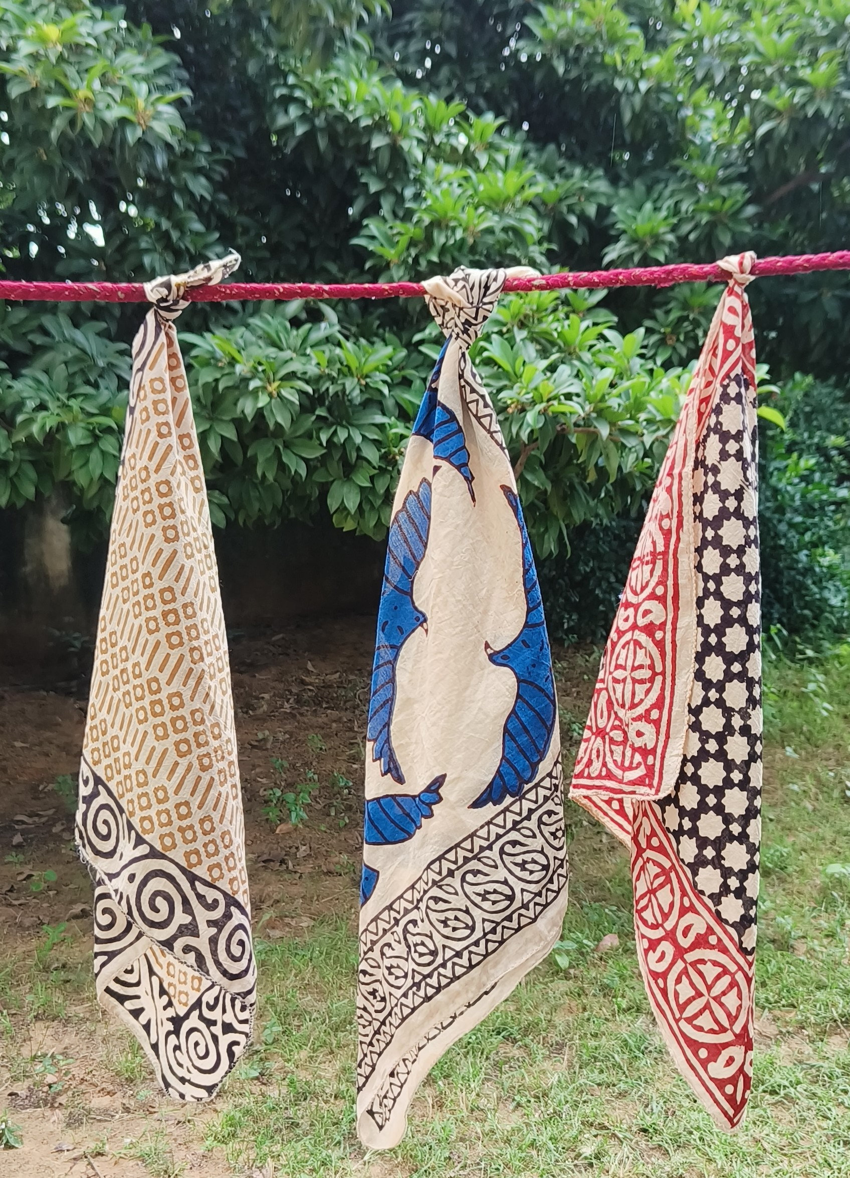 Handcrafted Patterned Scarves