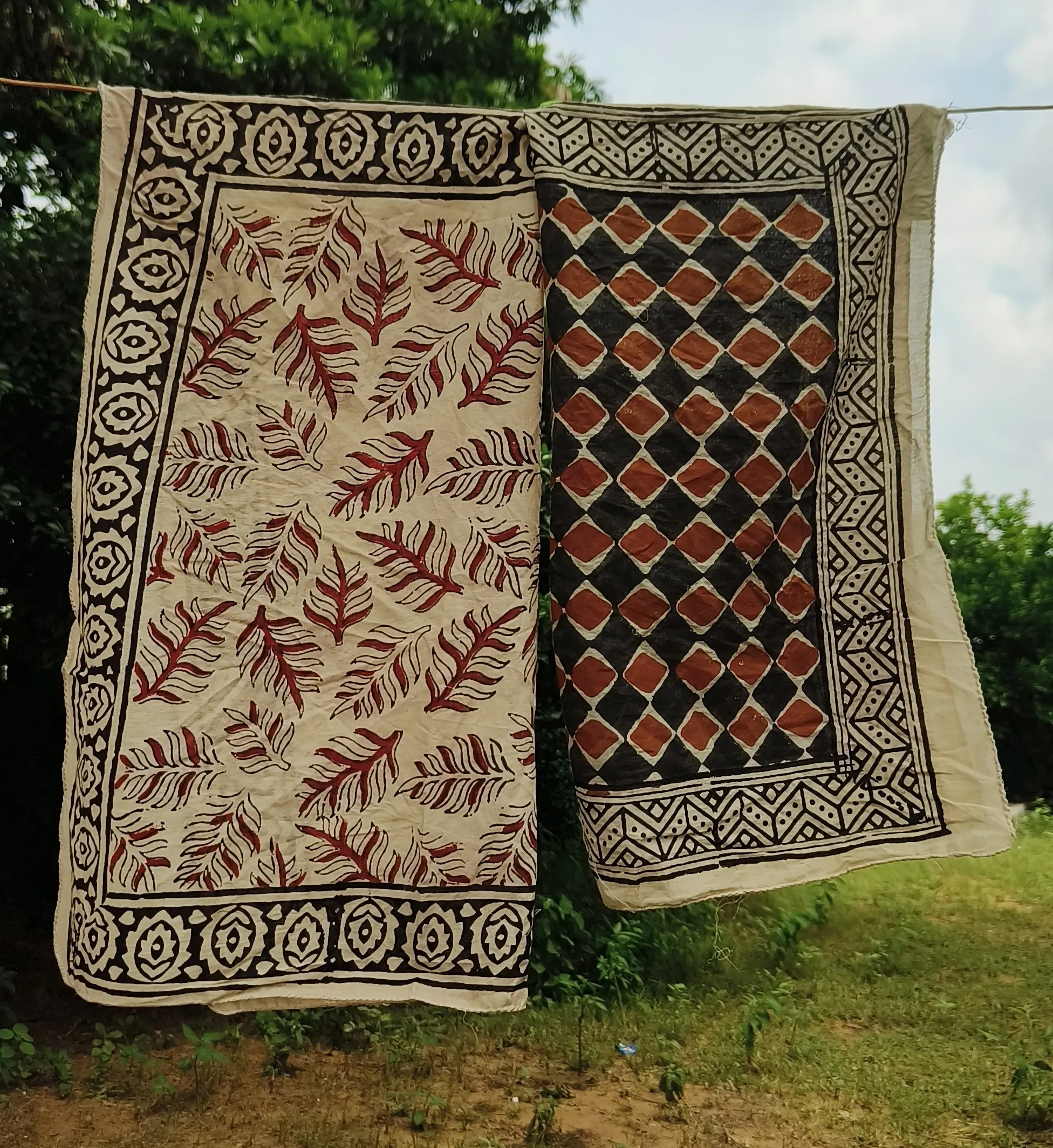 Handcrafted Block Print Cotton Scarves