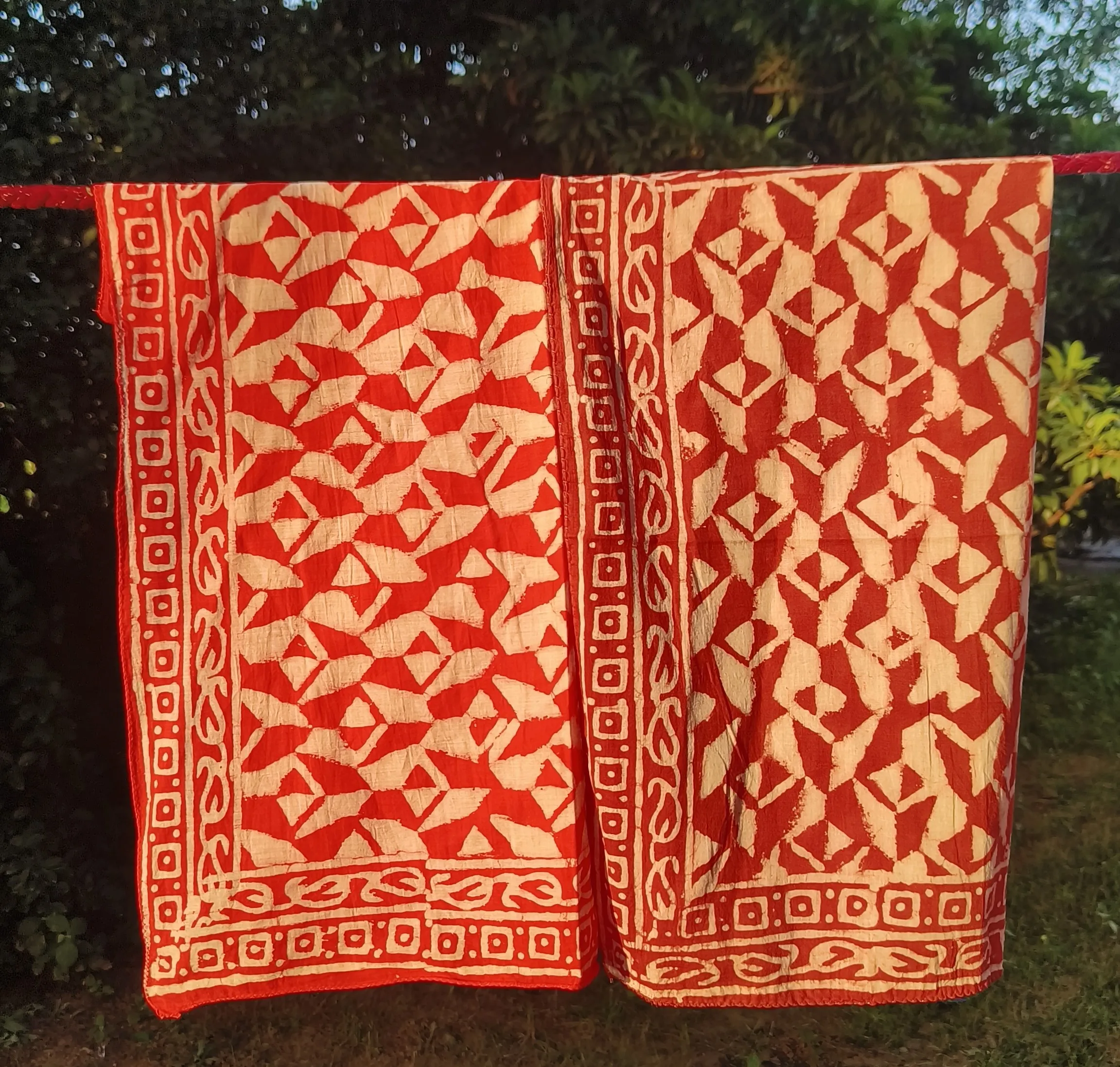 Handblock Printed Cotton Dupattas