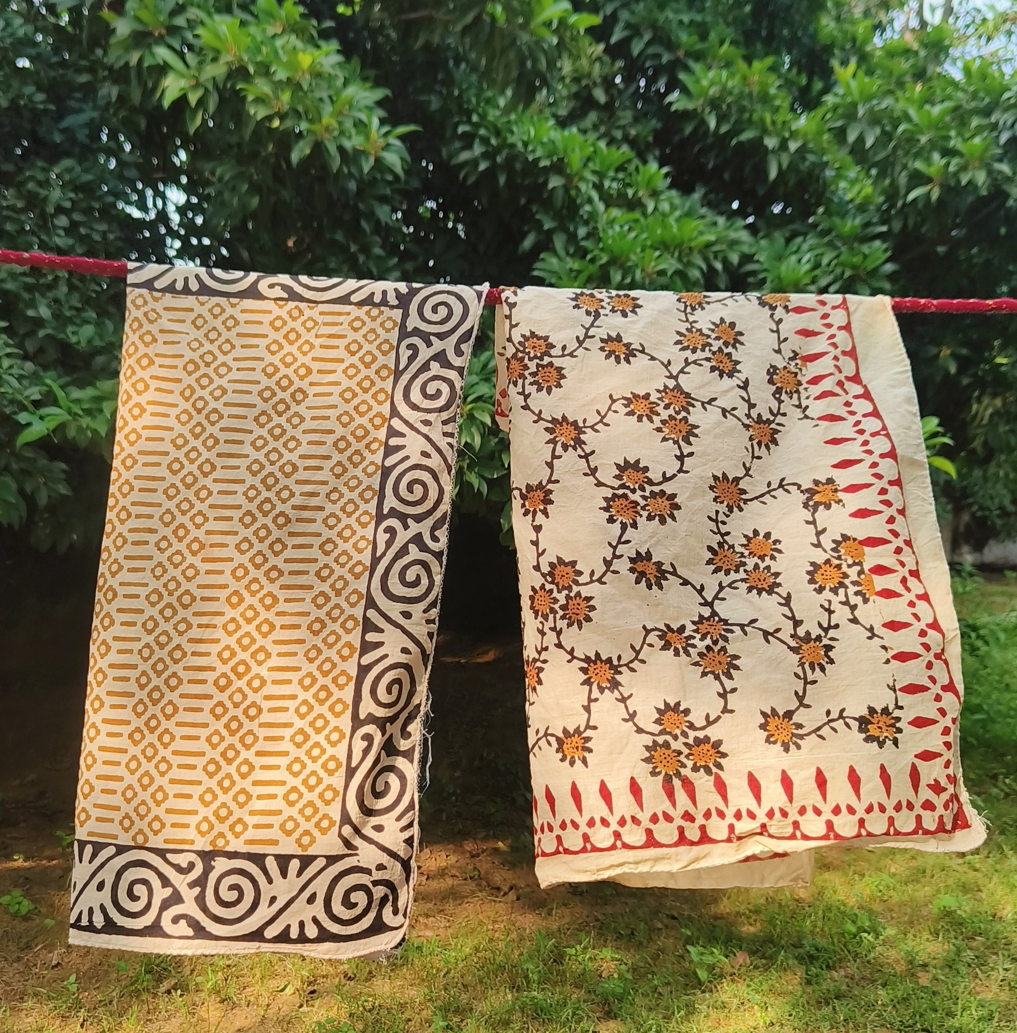 Handcrafted Block Print Cotton Dupattas