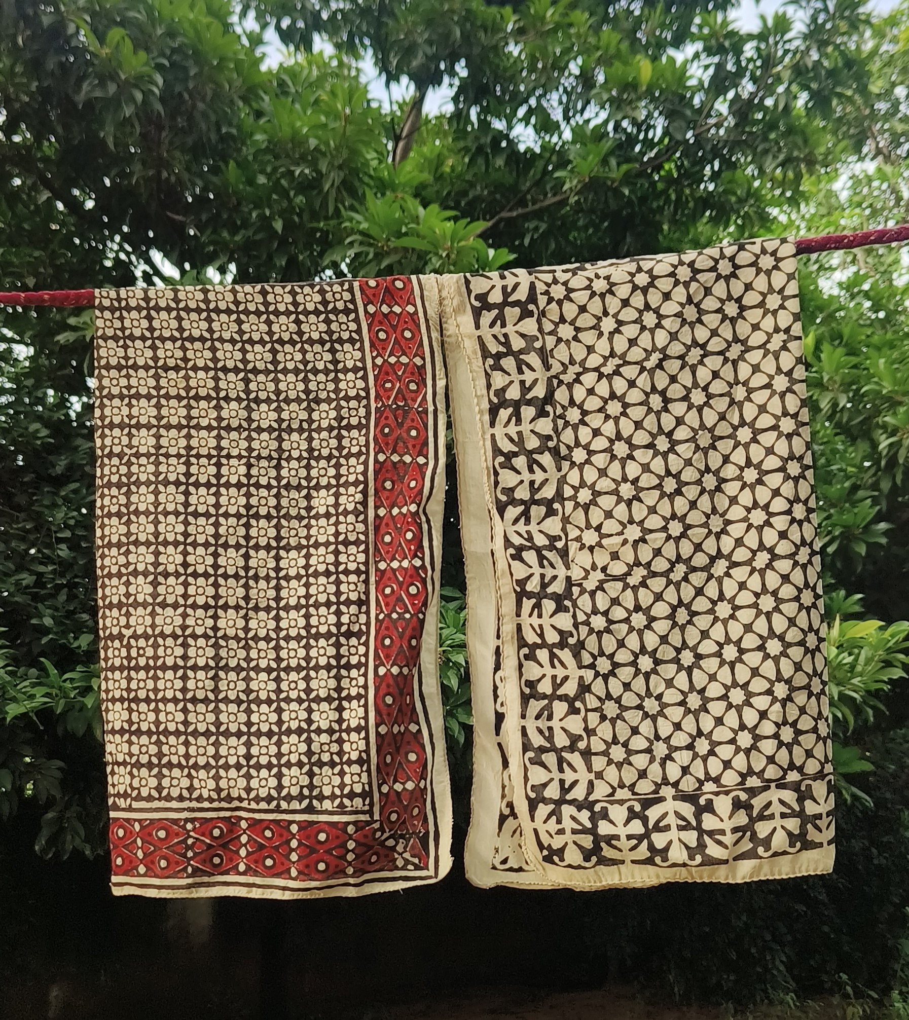 Handcrafted Printed Cotton Scarves
