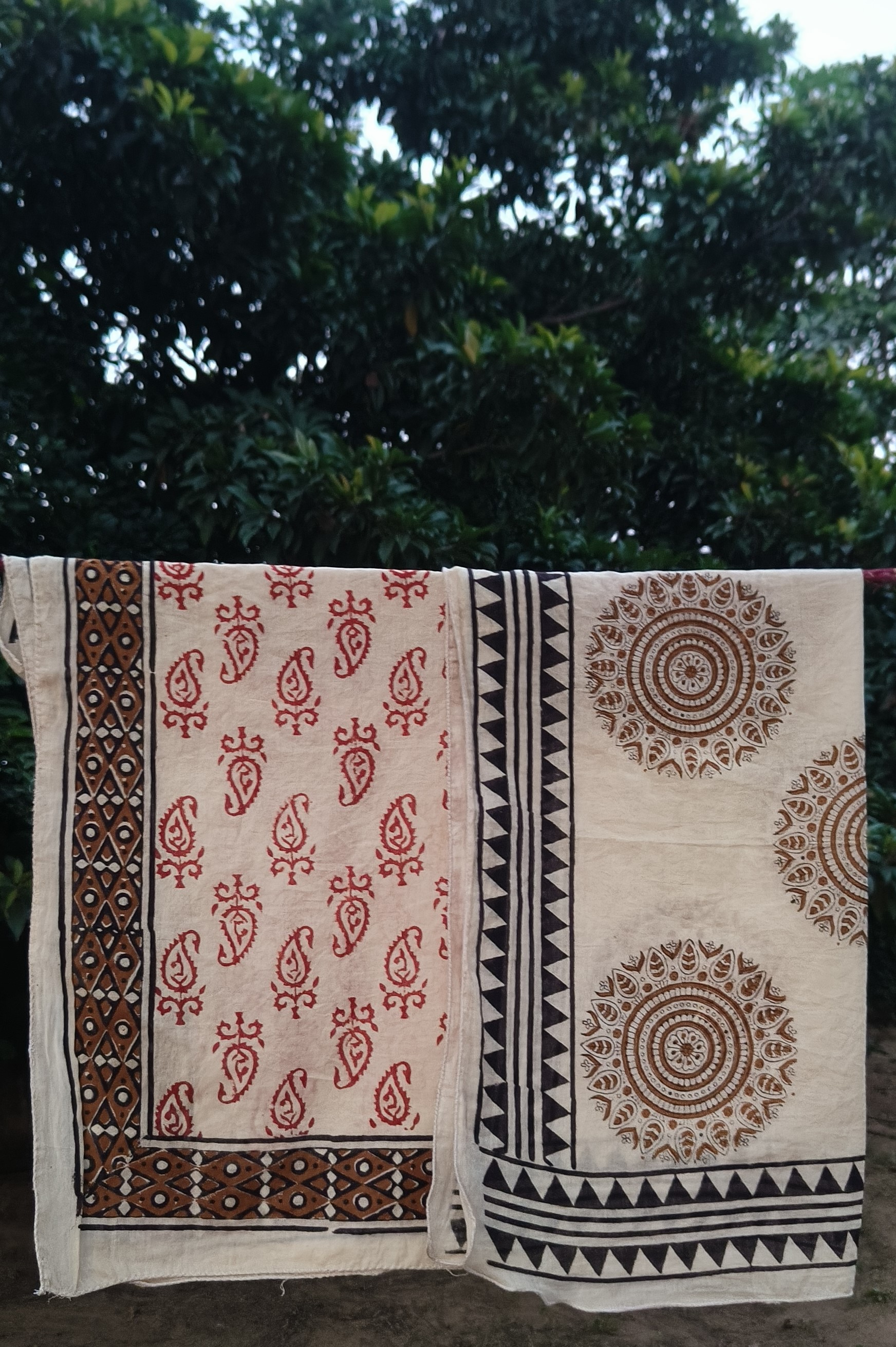 Handcrafted Block Print Tablecloth