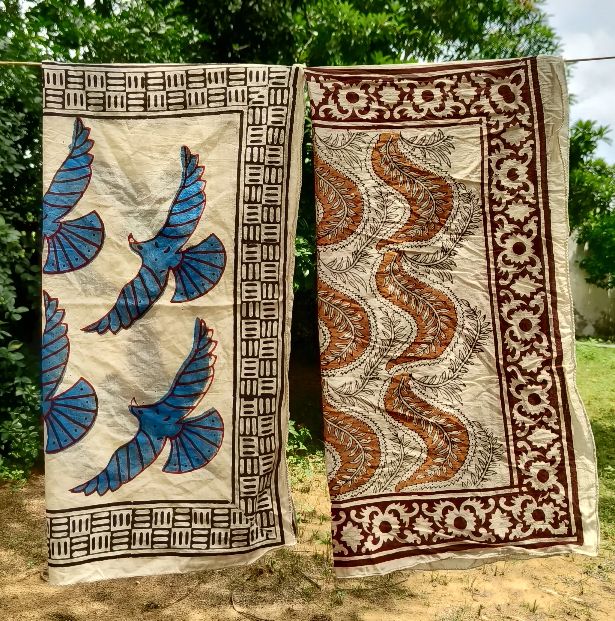 Handcrafted Block Printed Cotton Sarongs