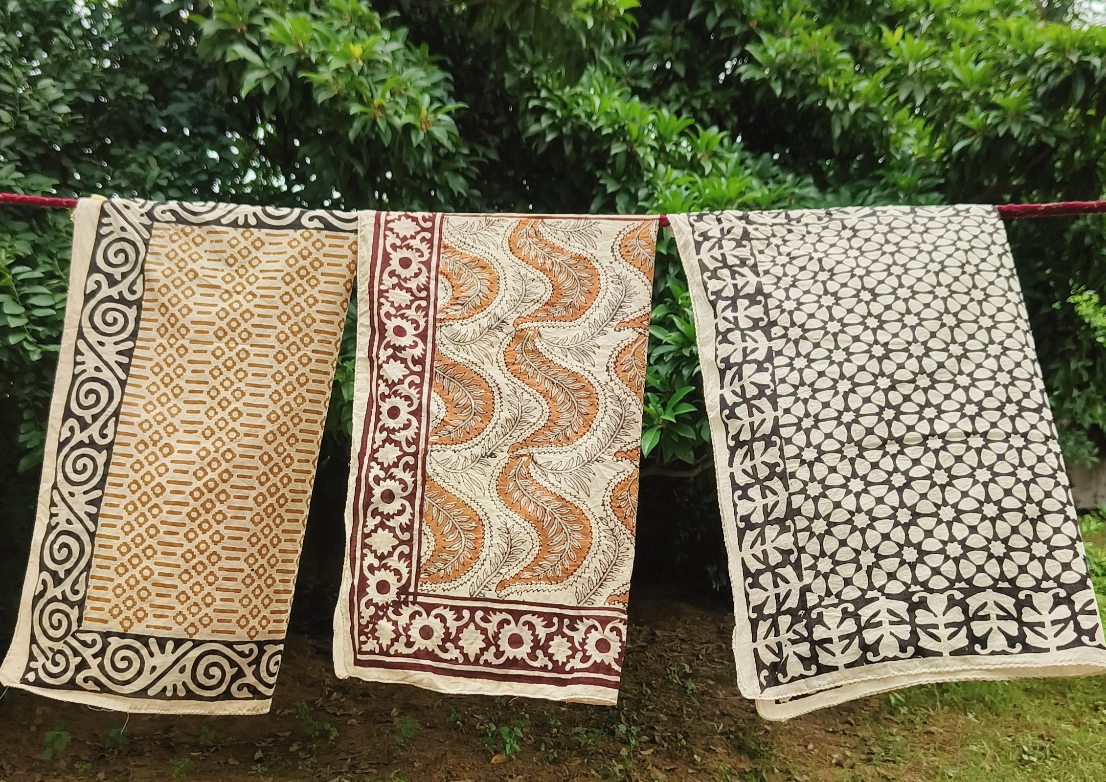 Handcrafted Block Print Cotton Scarves