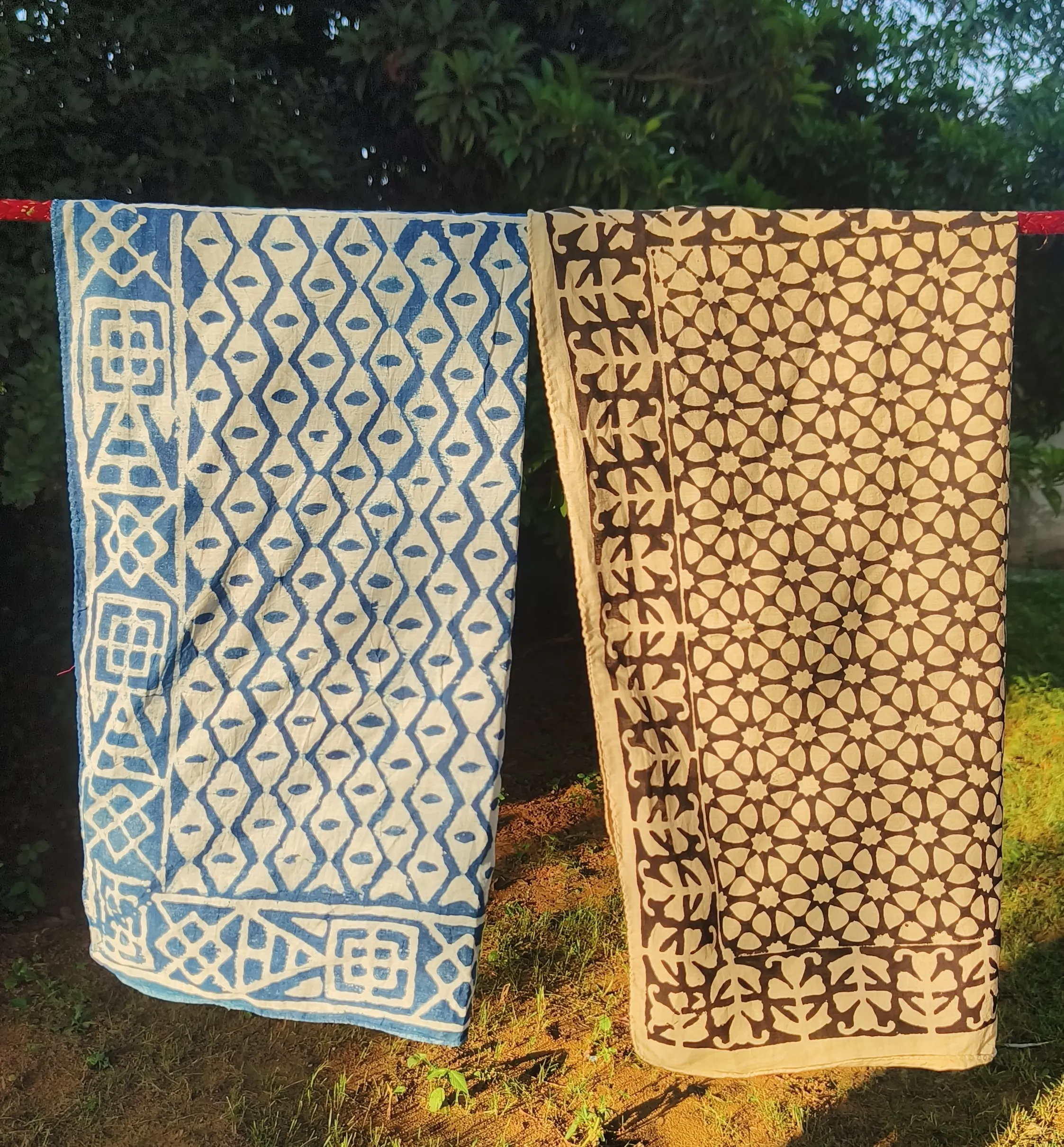 Handcrafted Block Print Scarves