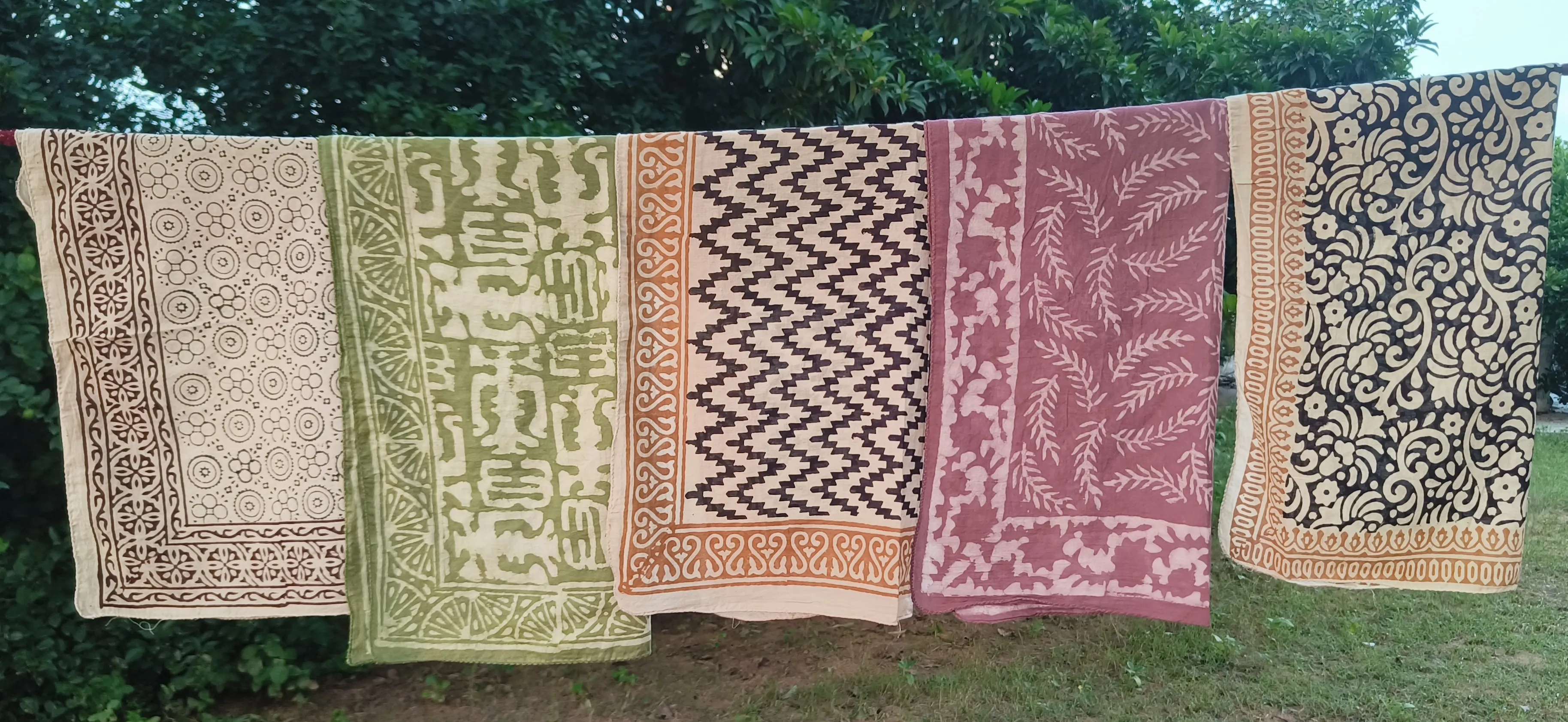 Handcrafted Block Print Bandanas