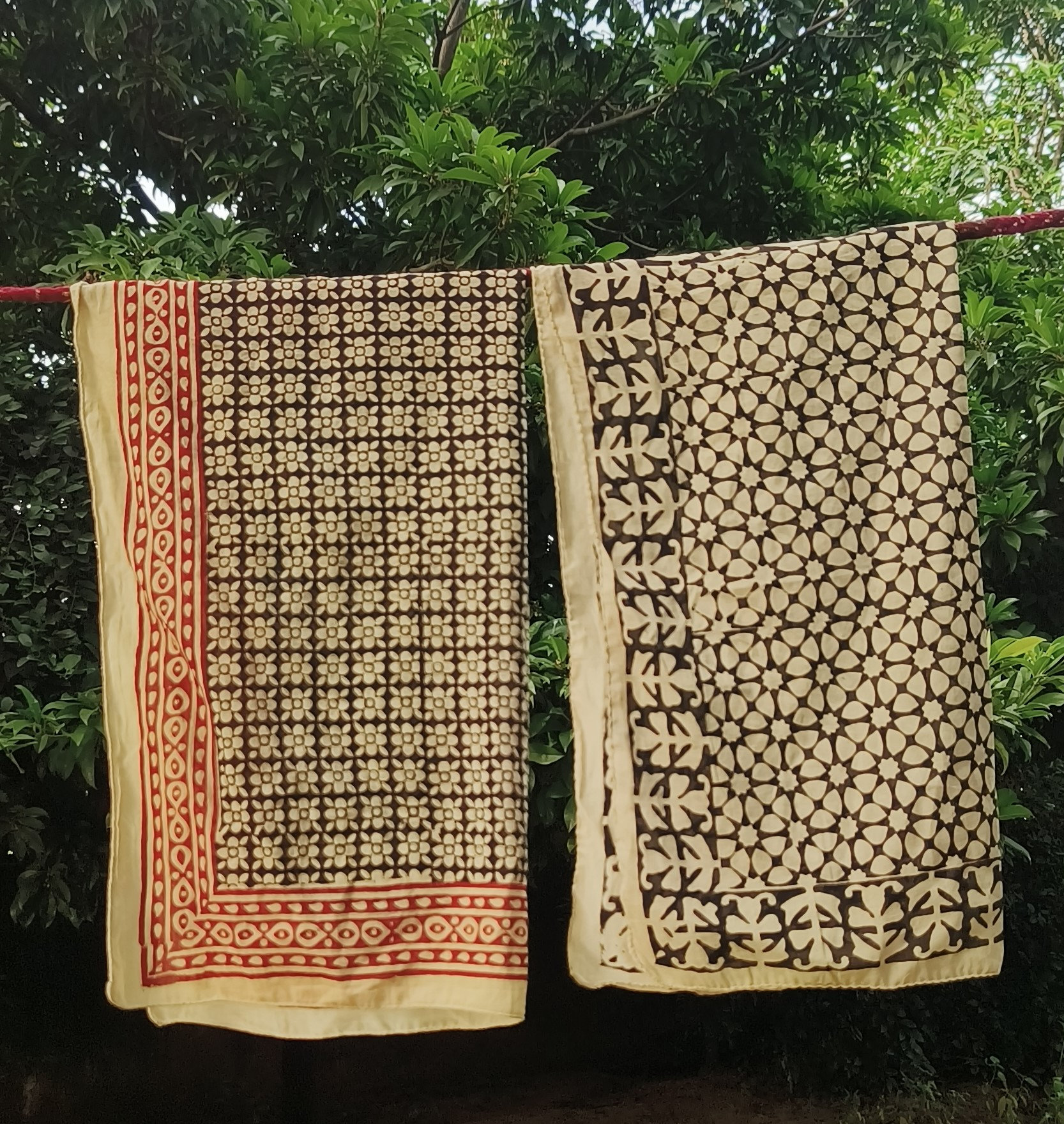 Handcrafted Block Print Cotton Scarves
