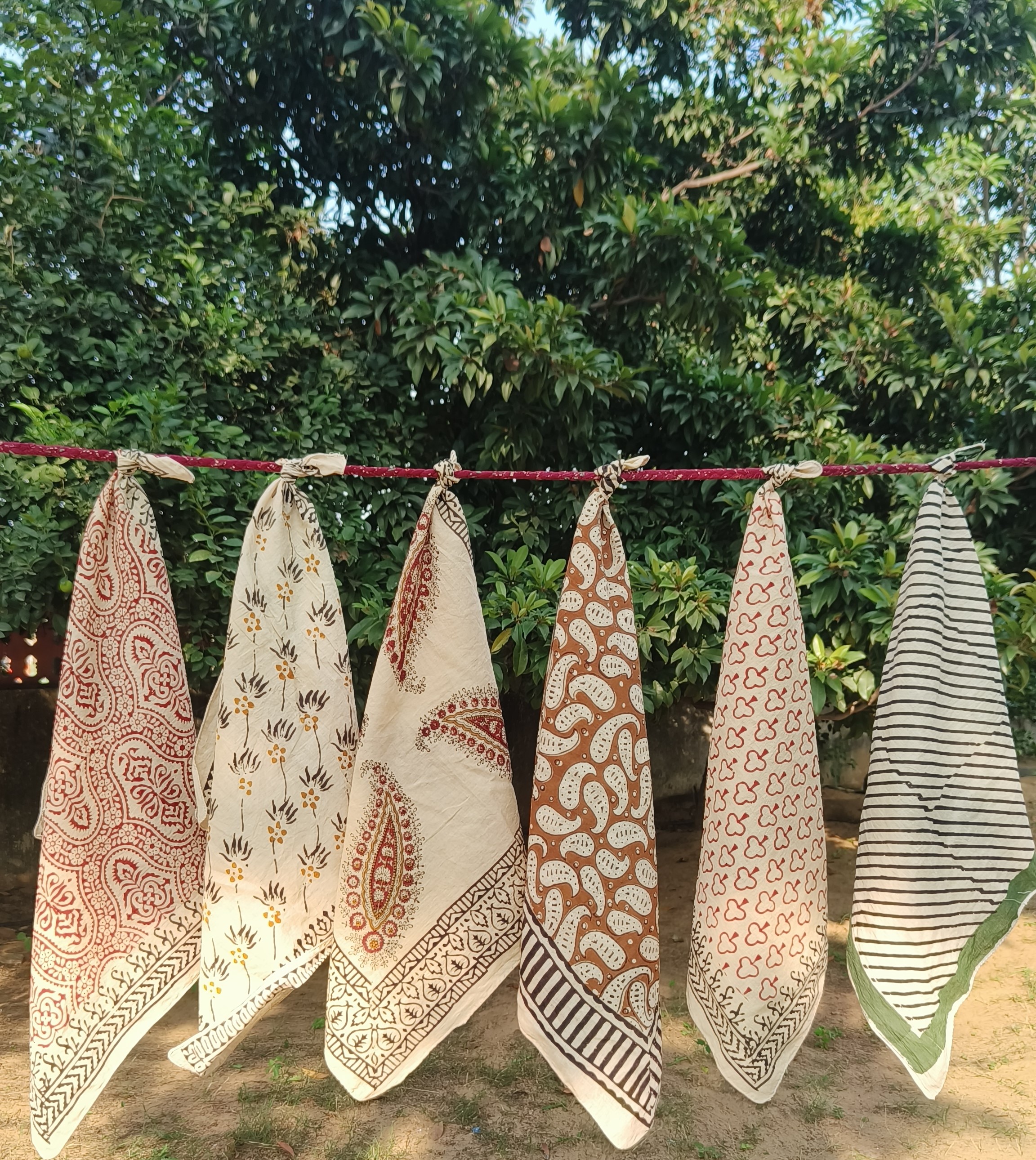 Handcrafted Block Print Cotton Throw