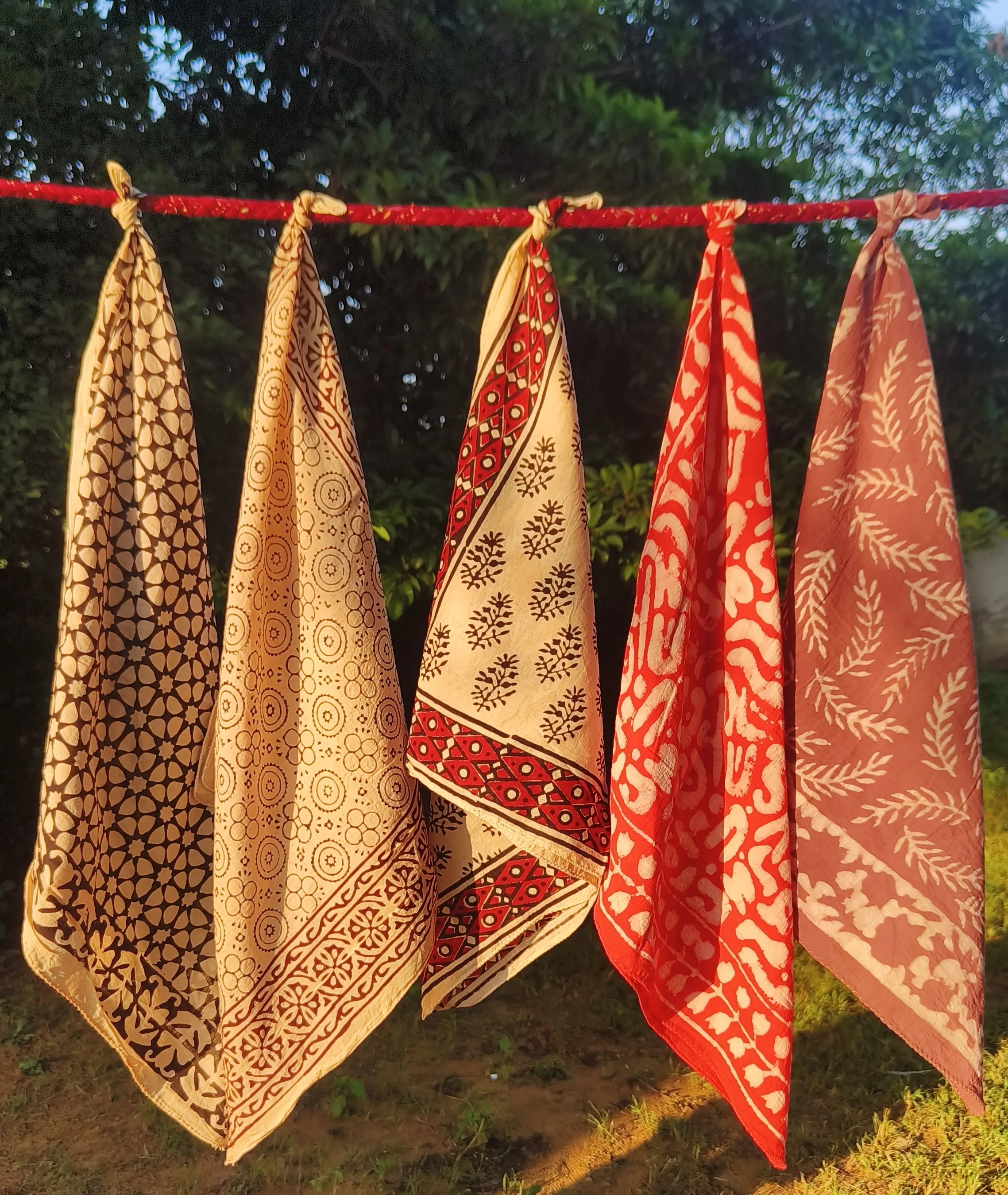 Handcrafted Cotton Bandanas