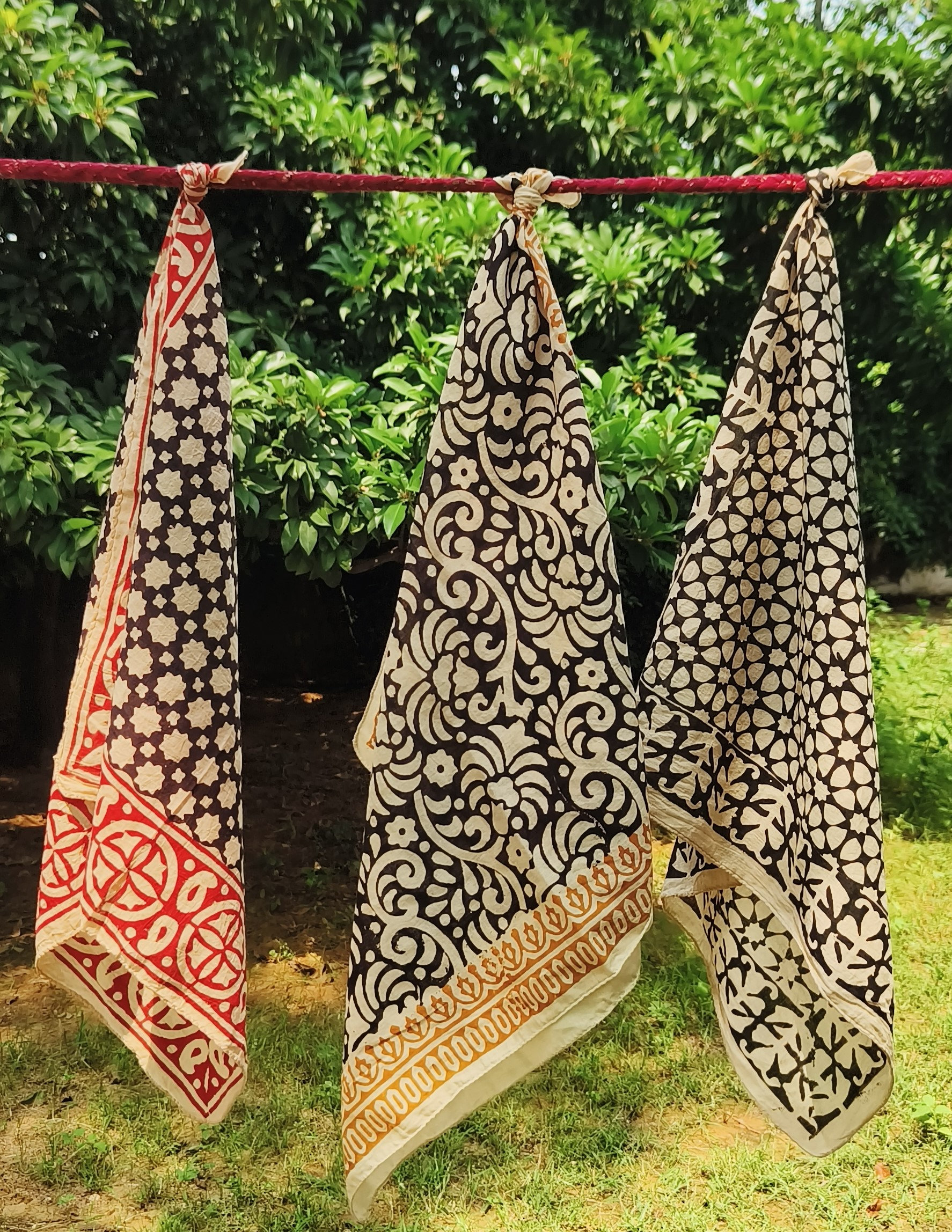 Handcrafted Block Print Scarves
