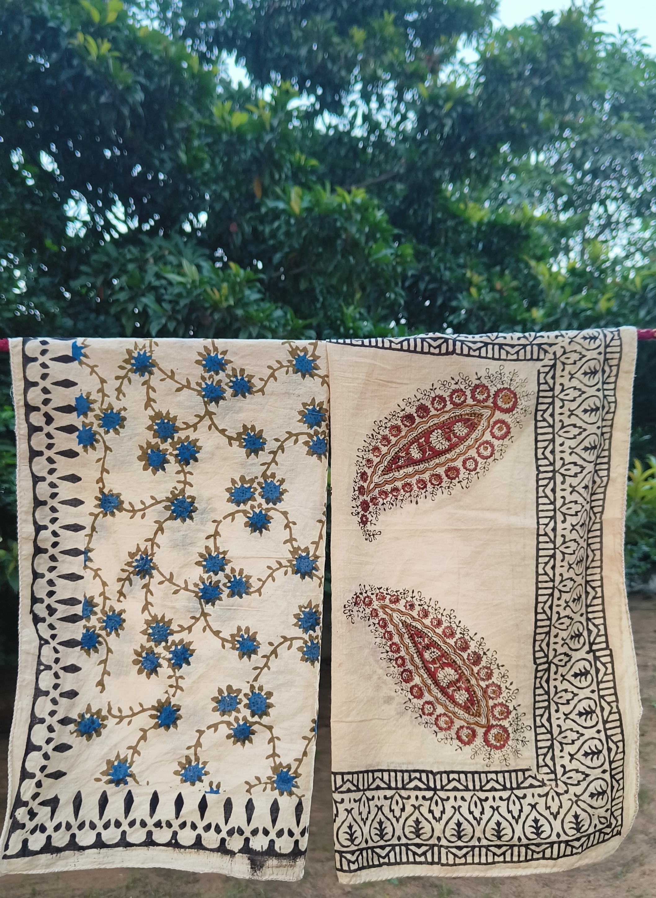 Handcrafted Block Print Cotton Throw