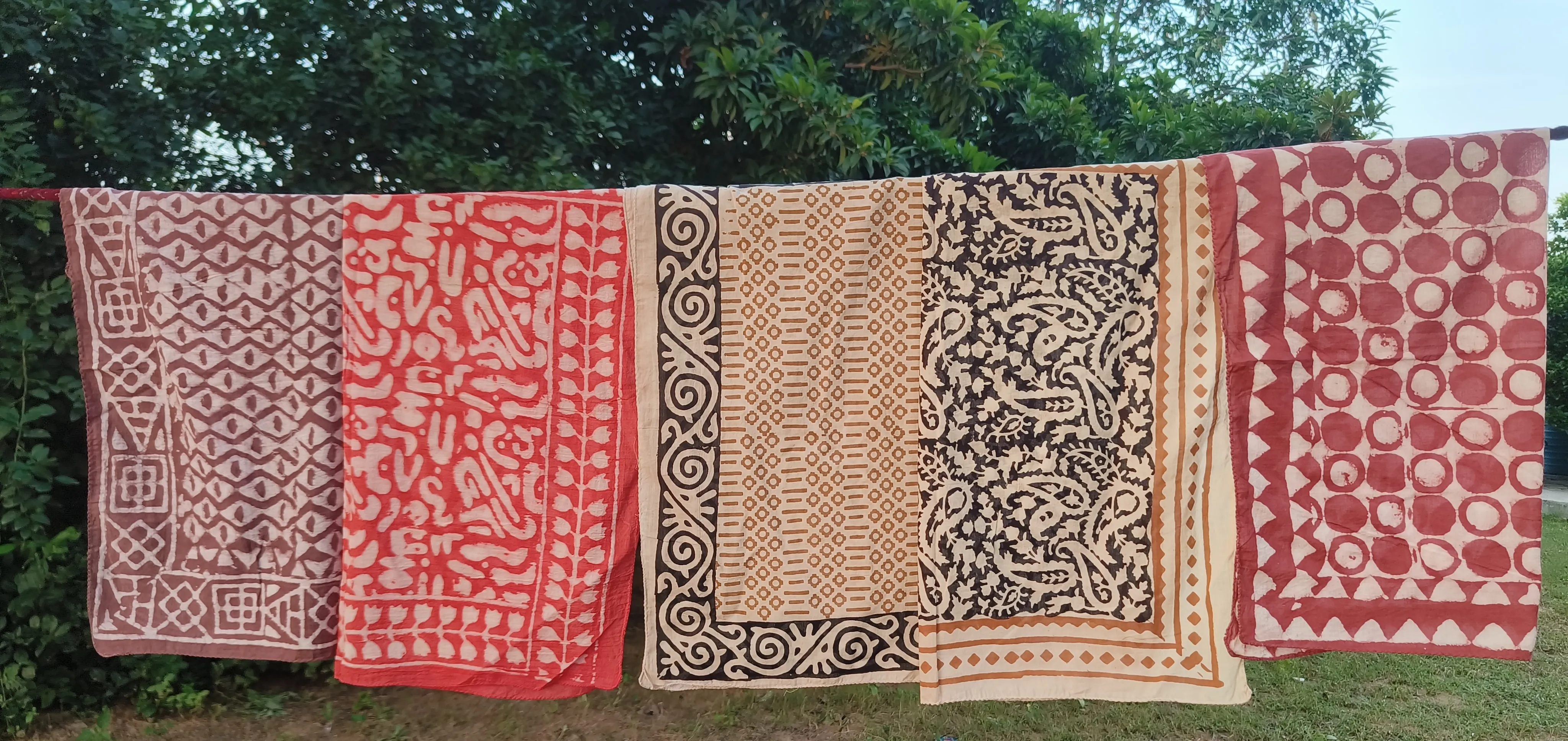 Handcrafted Block Print Cotton Scarves