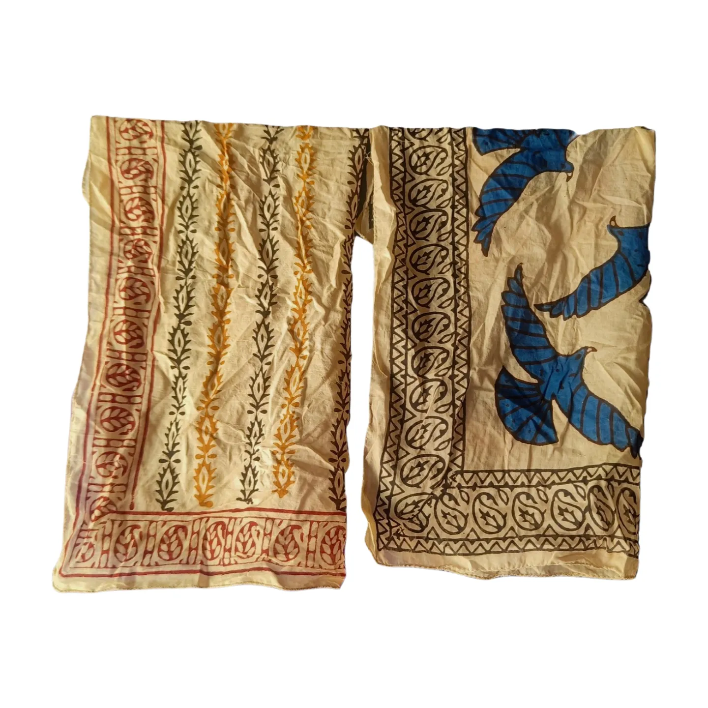 Handmade Printed Cotton Scarves