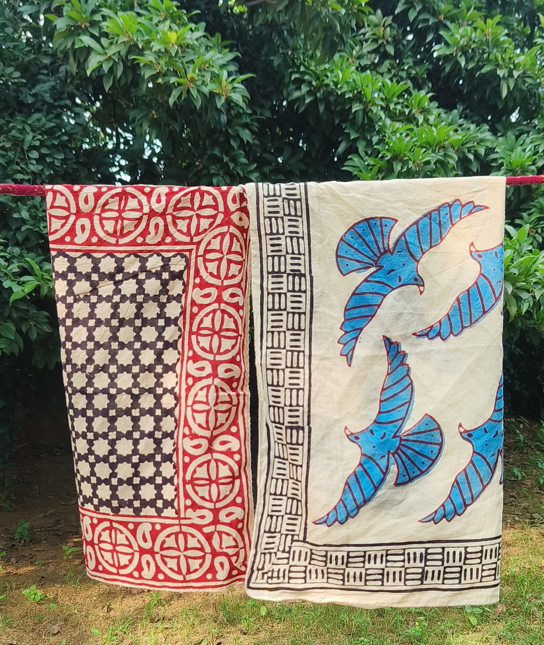 Handcrafted Printed Cotton Scarves