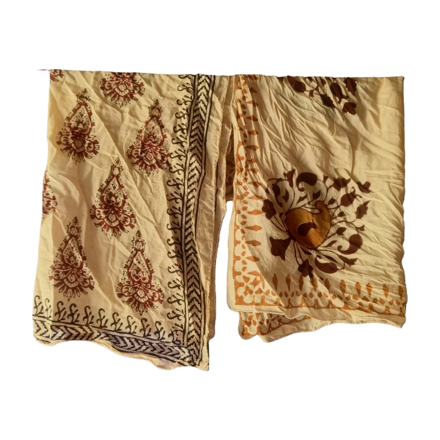 Handmade Printed Cotton Scarves