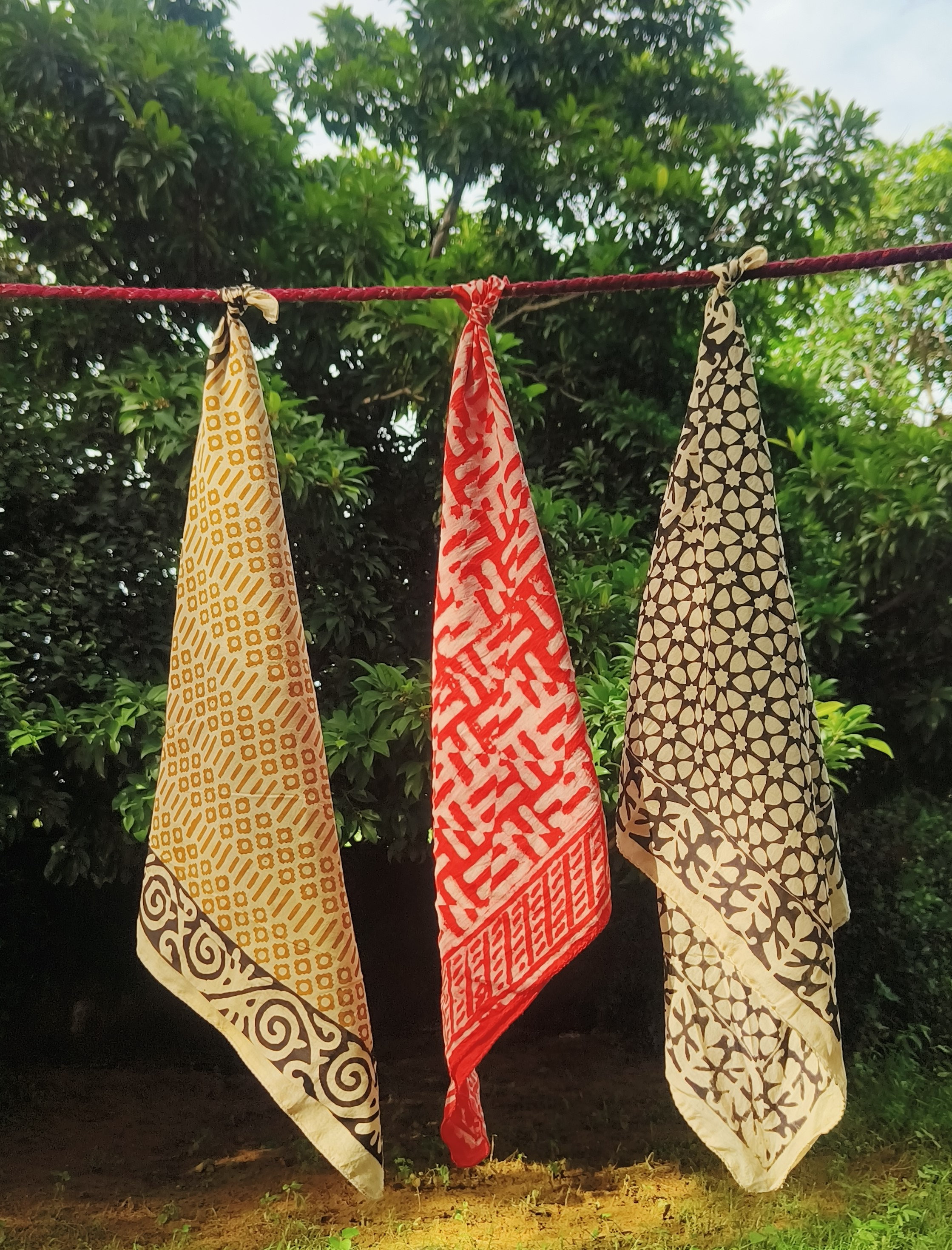 Handcrafted Block Print Scarves
