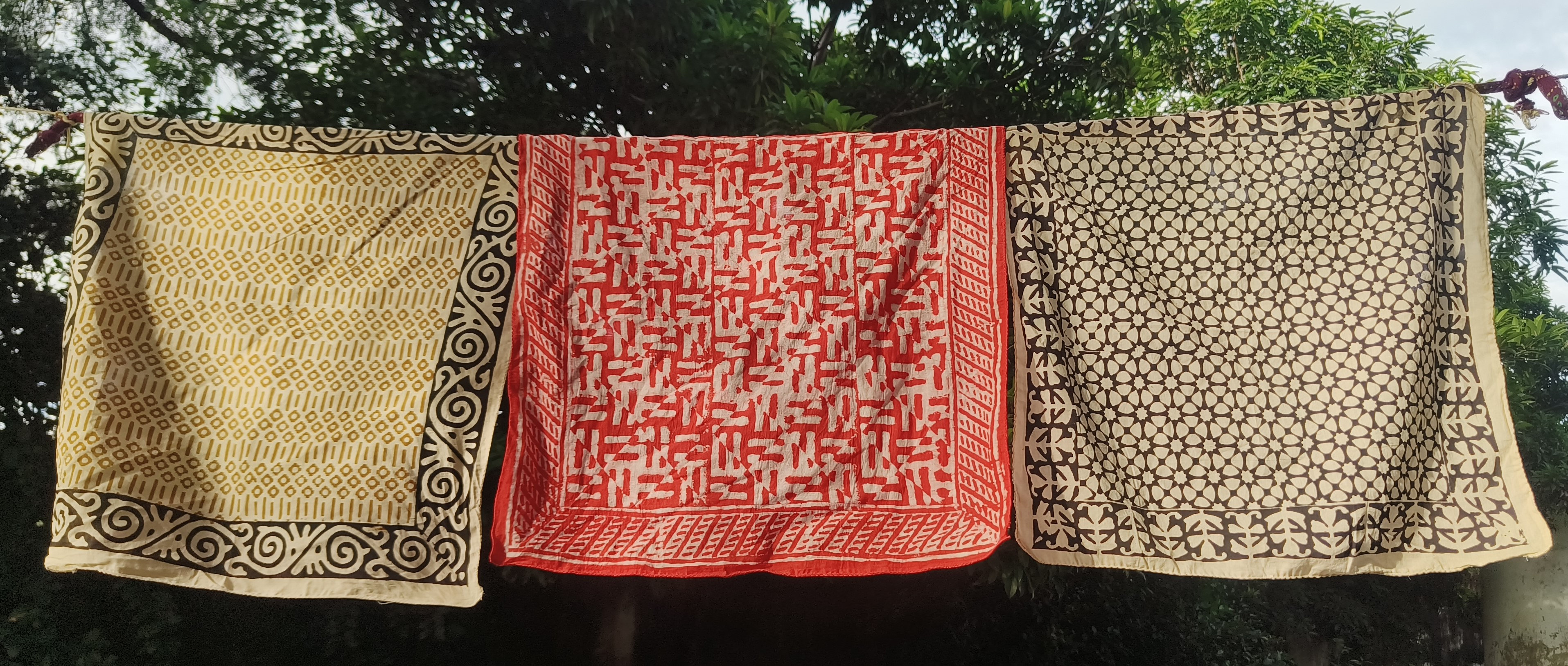 Handcrafted Block Print Scarves