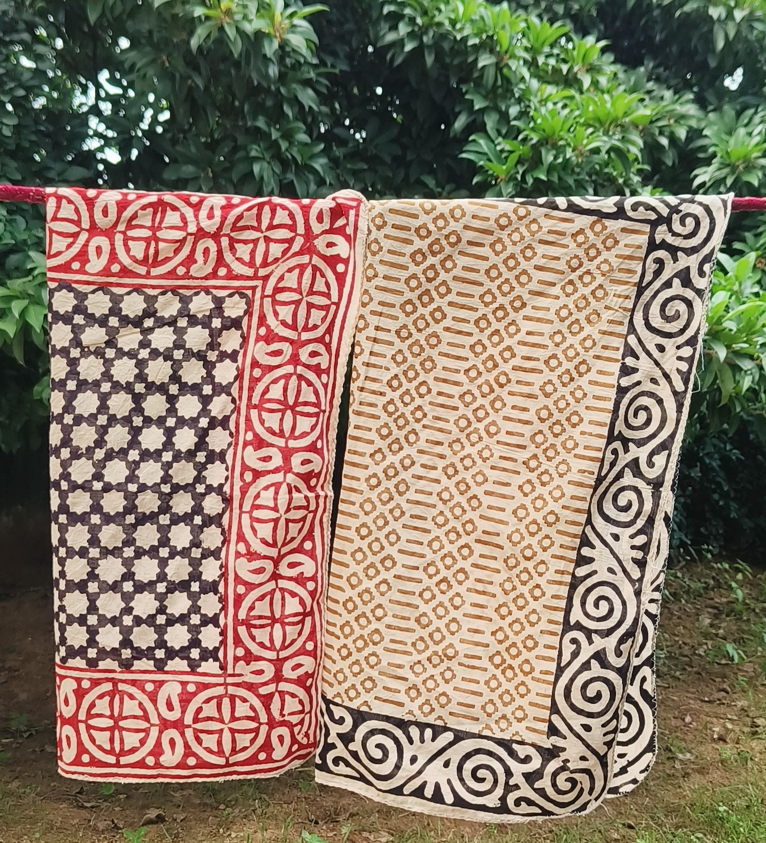 Handcrafted Block Print Cotton Scarves