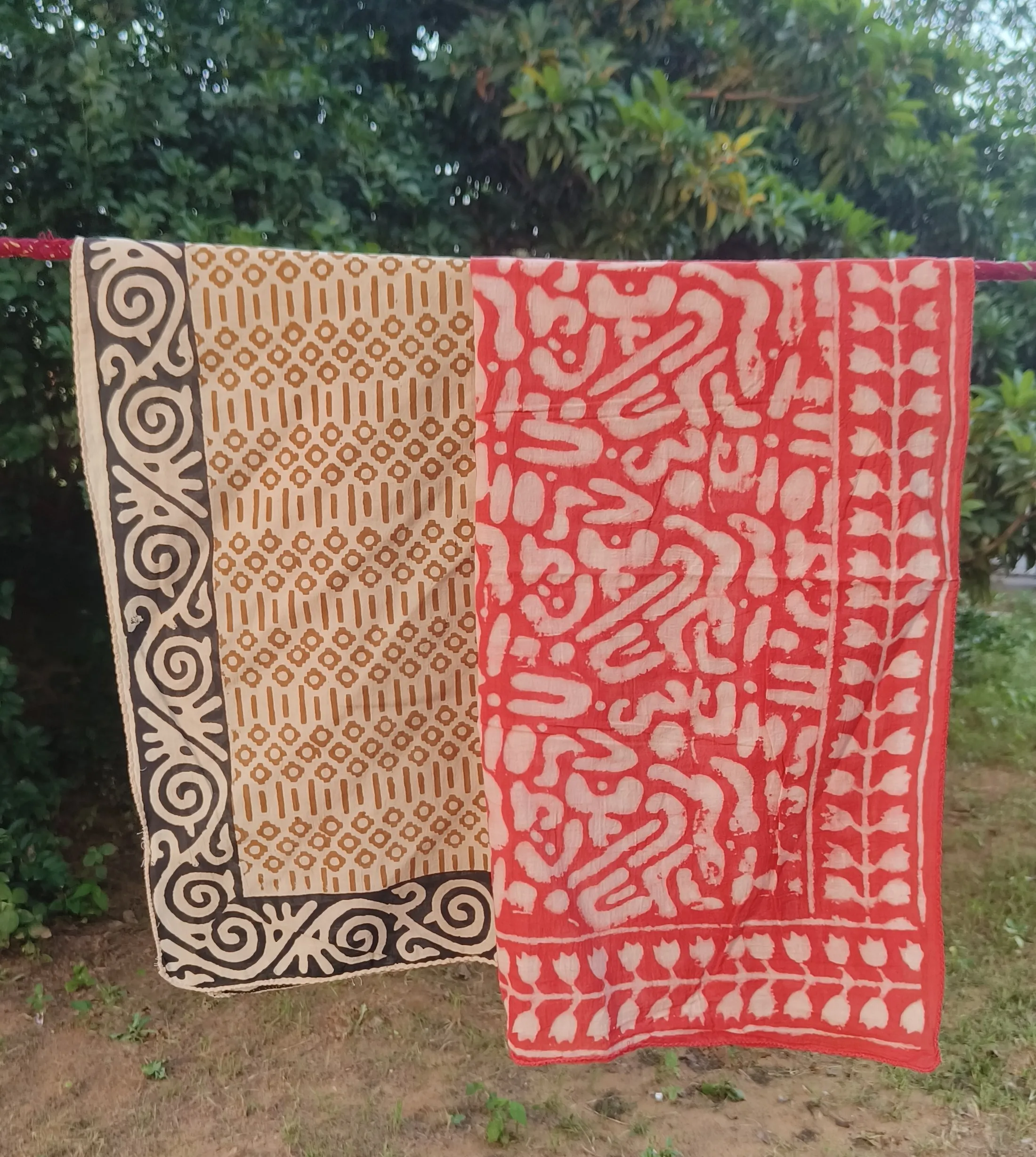 Handcrafted Block Print Scarves