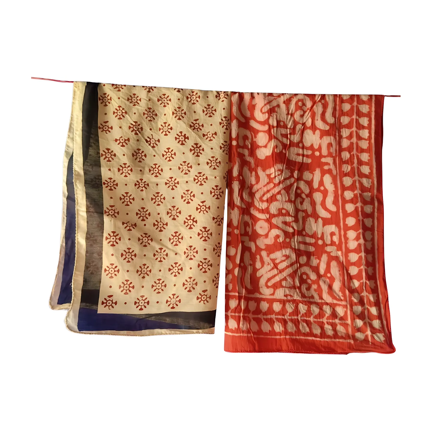 Artisan Cotton Bandanas (Set of 5) – Hand Block Printed Scarf Collection