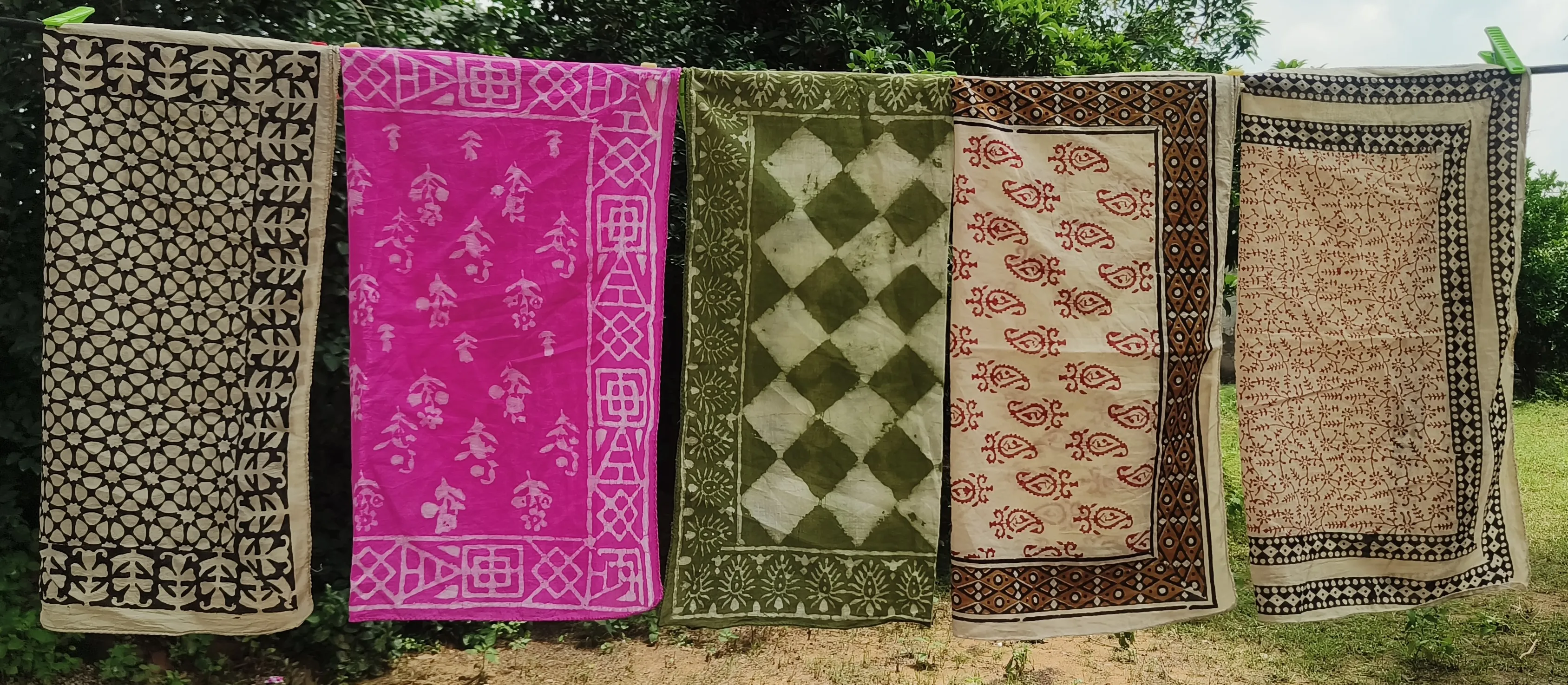 Handcrafted Cotton Scarves Set