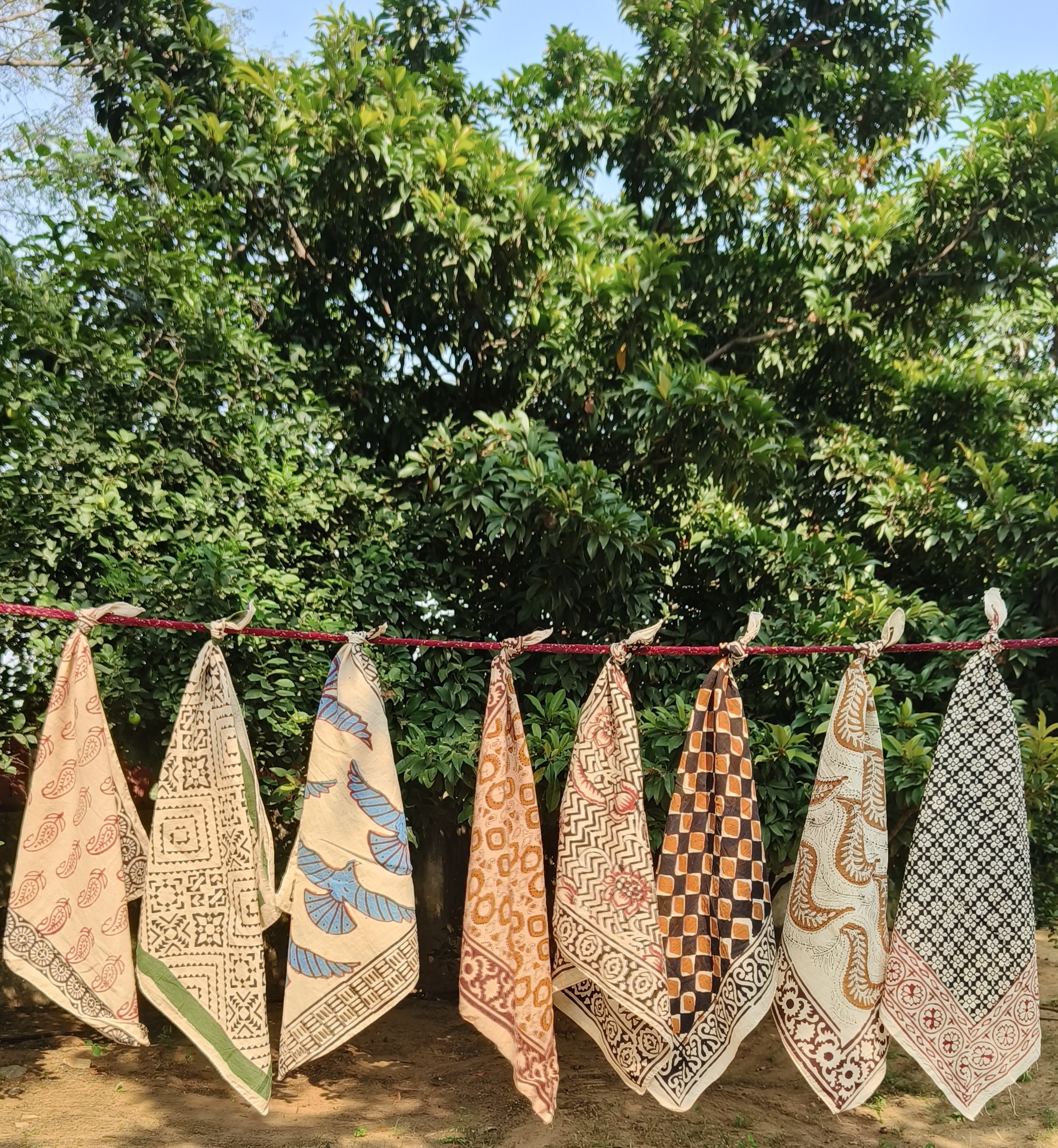 Handcrafted Block Print Cotton Throw