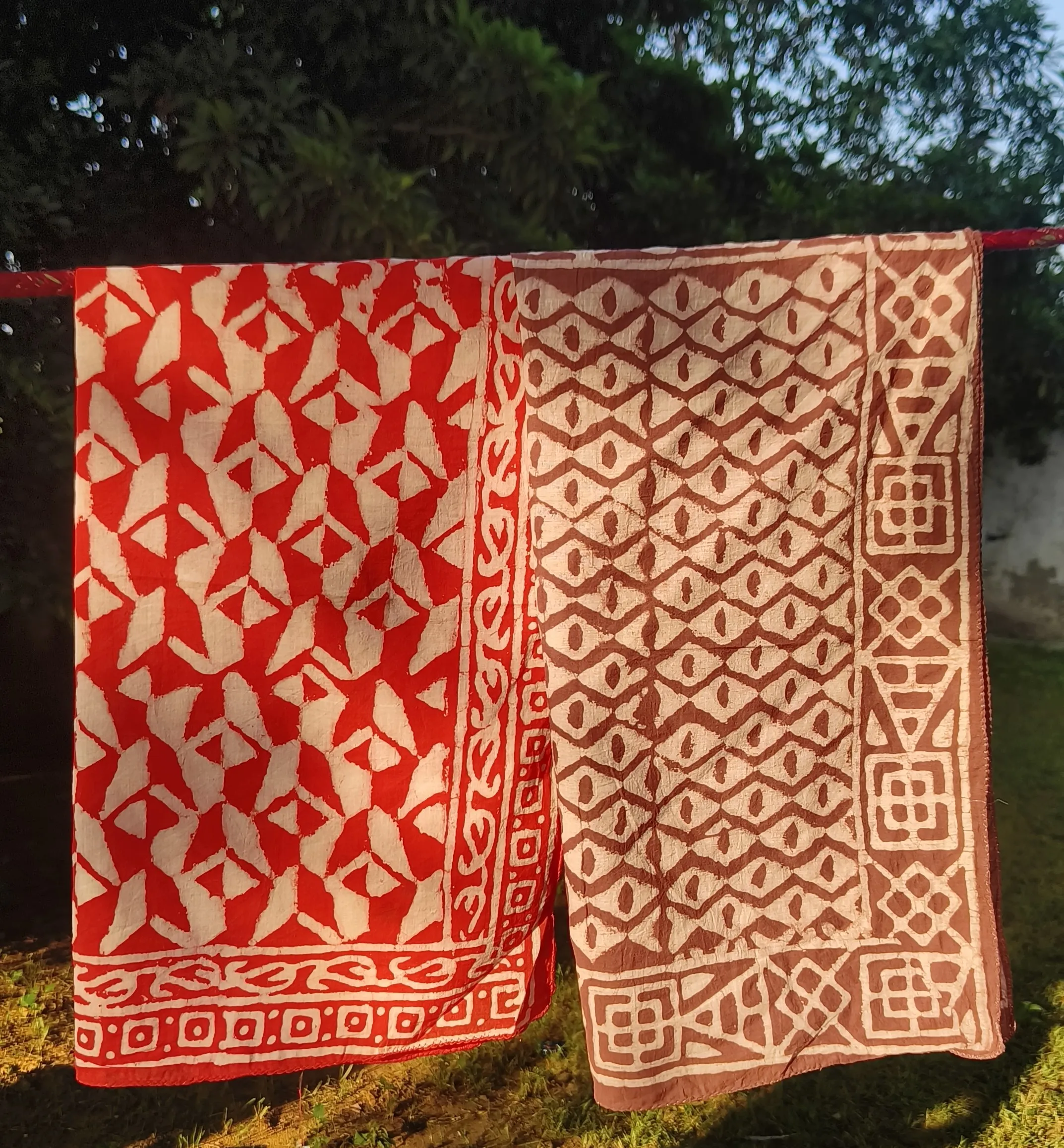 Handcrafted Printed Cotton Scarves