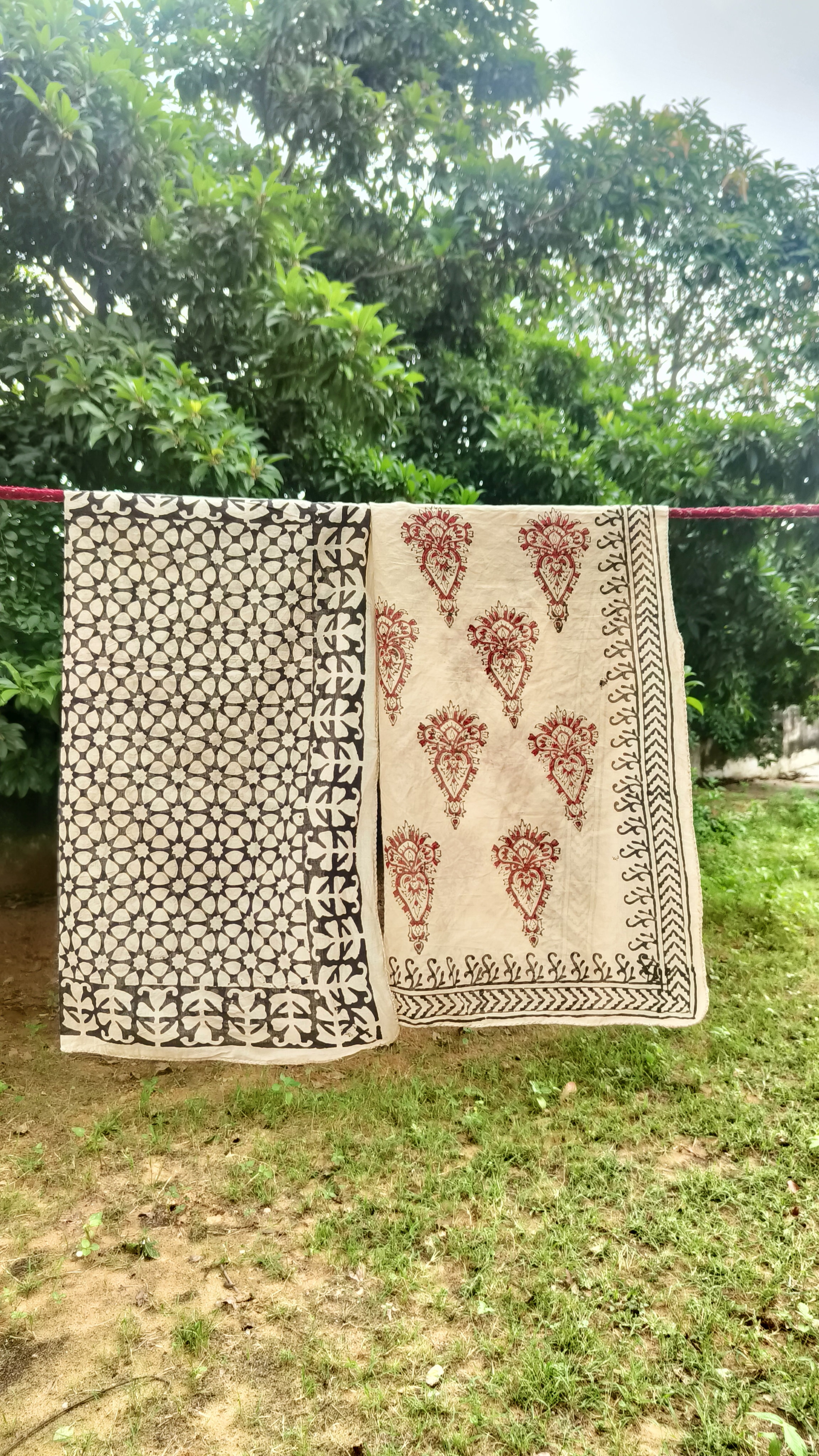 Handcrafted Block Print Cotton Scarf