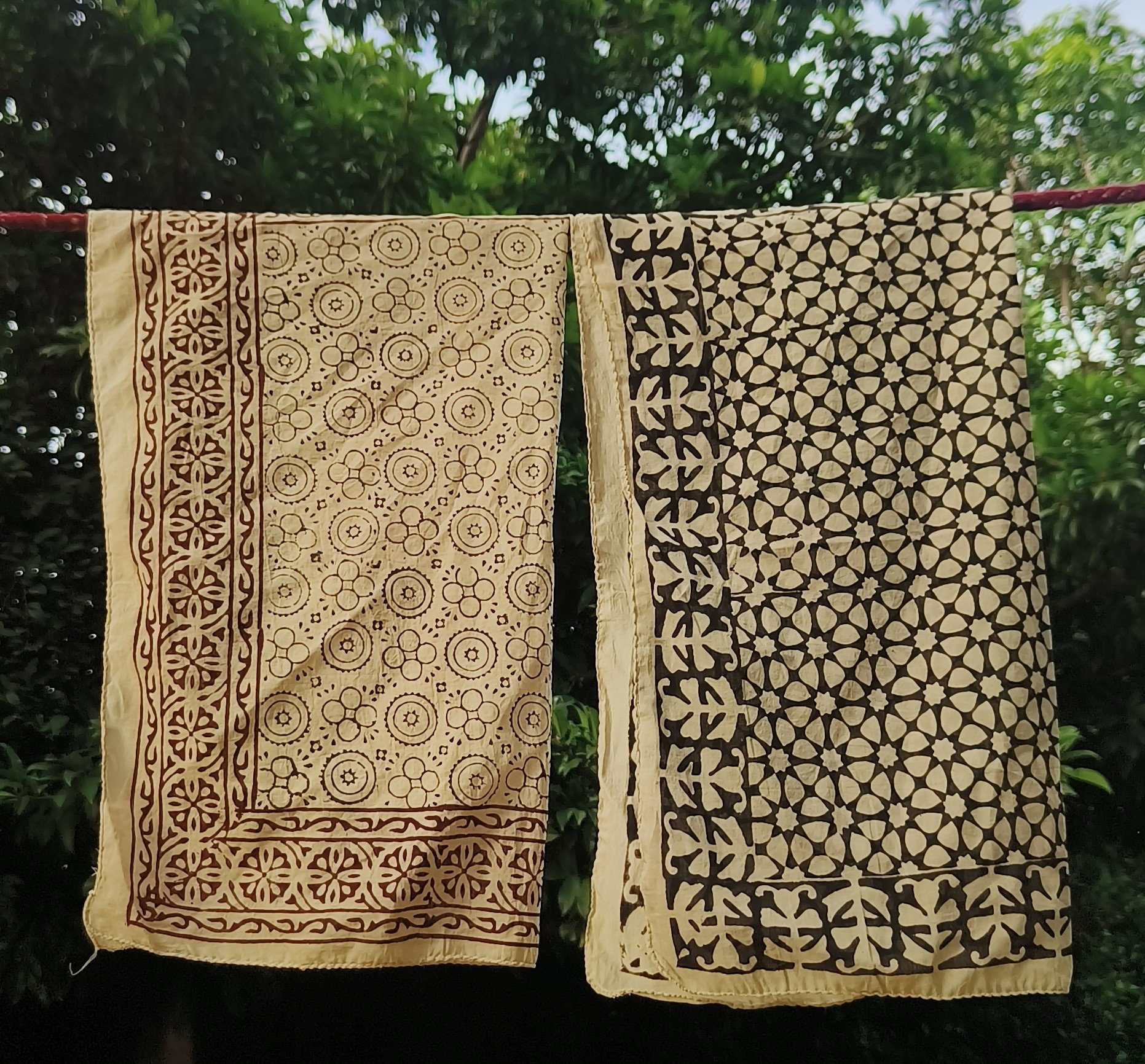 Handcrafted Printed Cotton Scarves