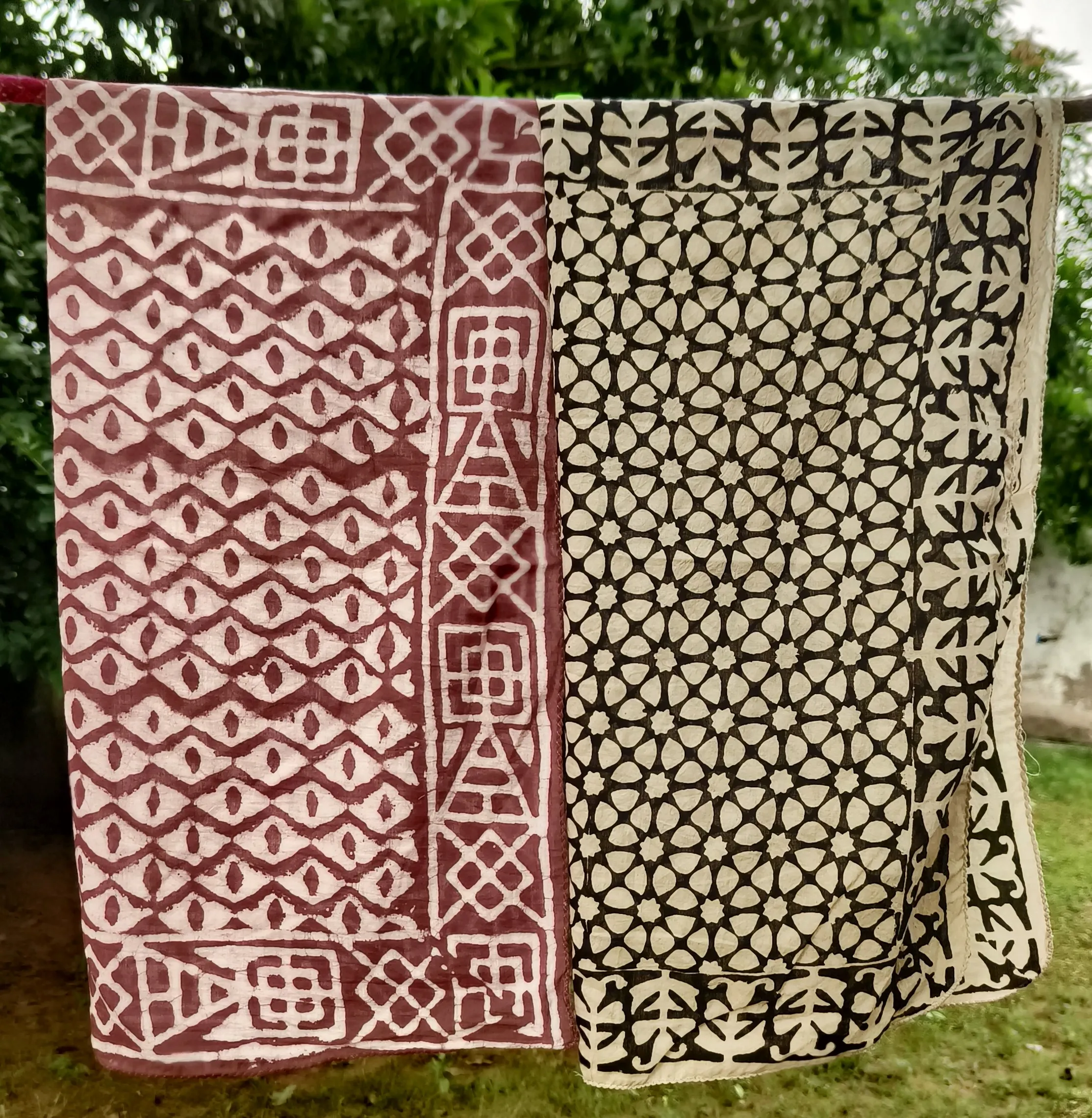Handcrafted Block Print Cotton Scarves