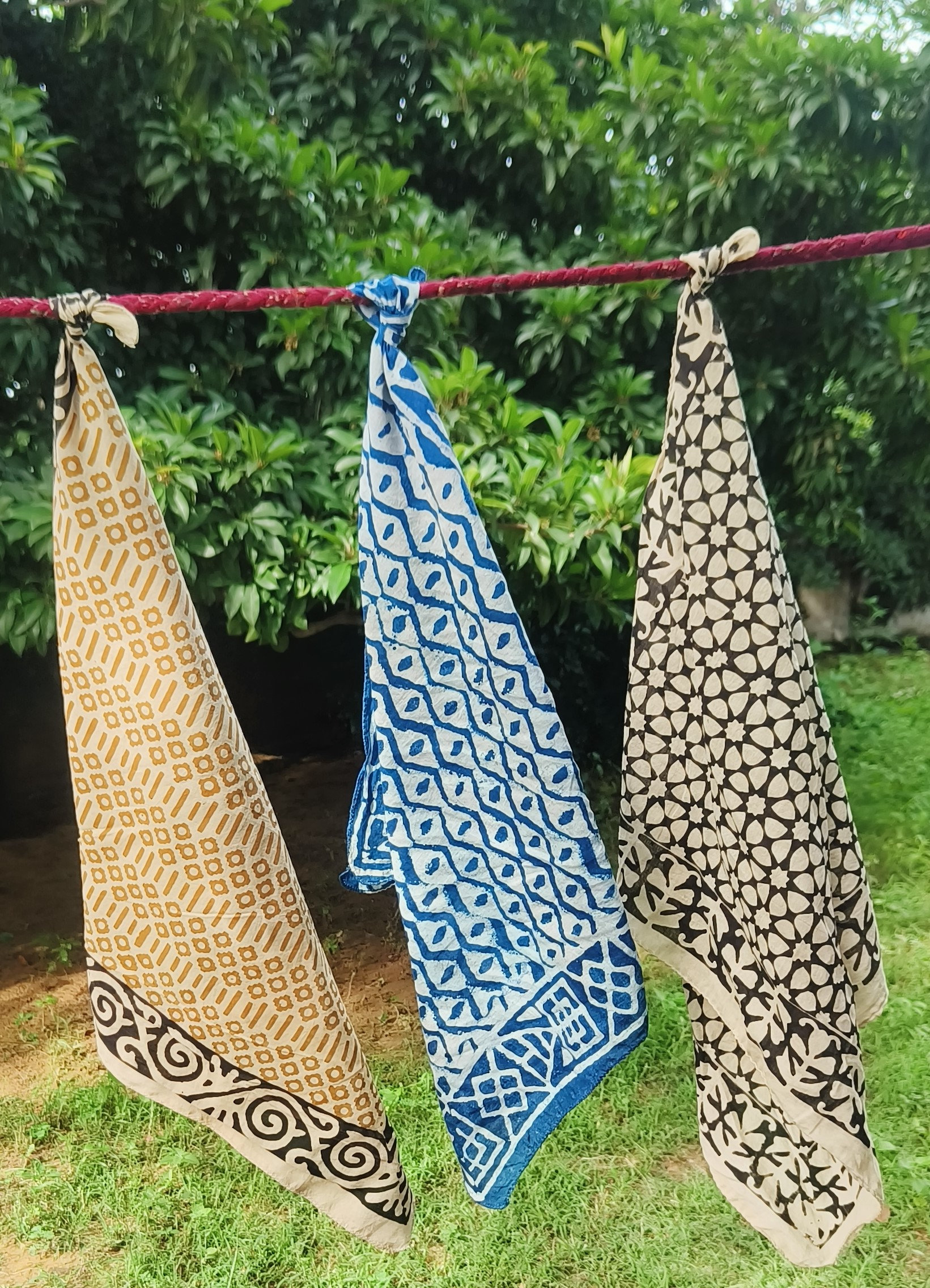 Handcrafted Patterned Scarves