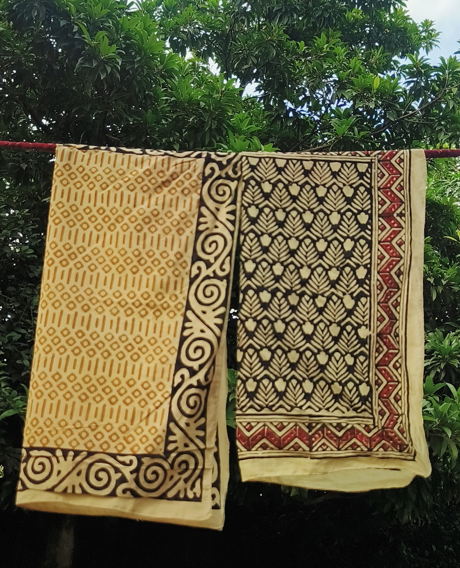 Handcrafted Block Print Scarves