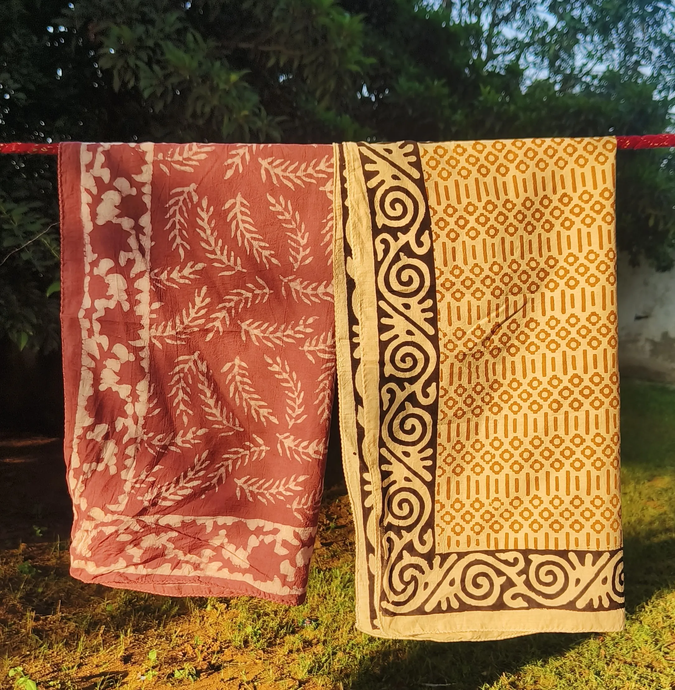 Handcrafted Block Print Scarves