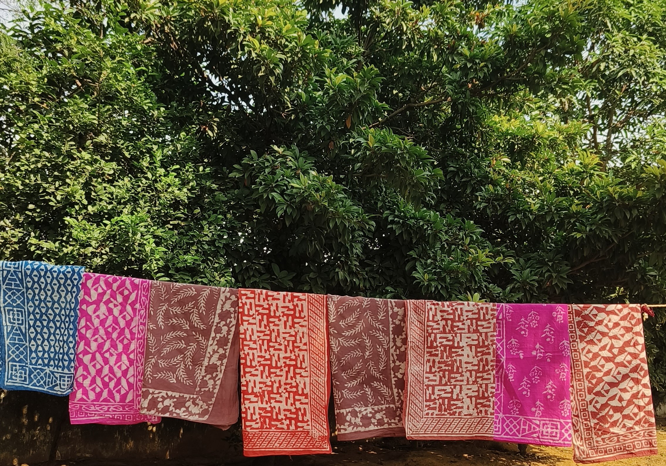 Handcrafted Block Print Cotton Shawl