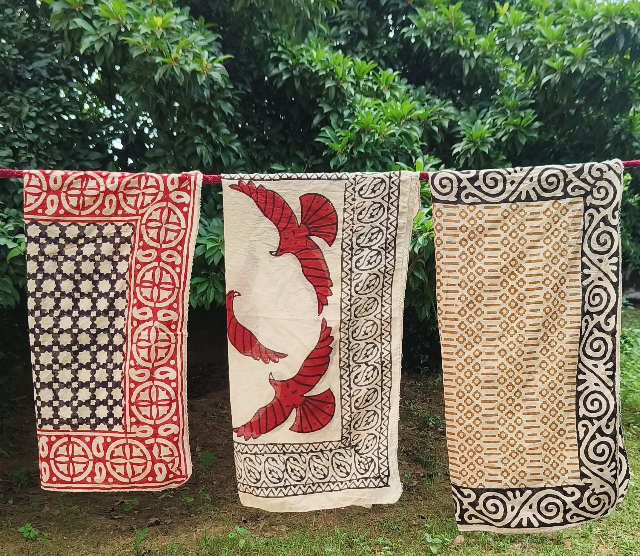 Handcrafted Patterned Scarves