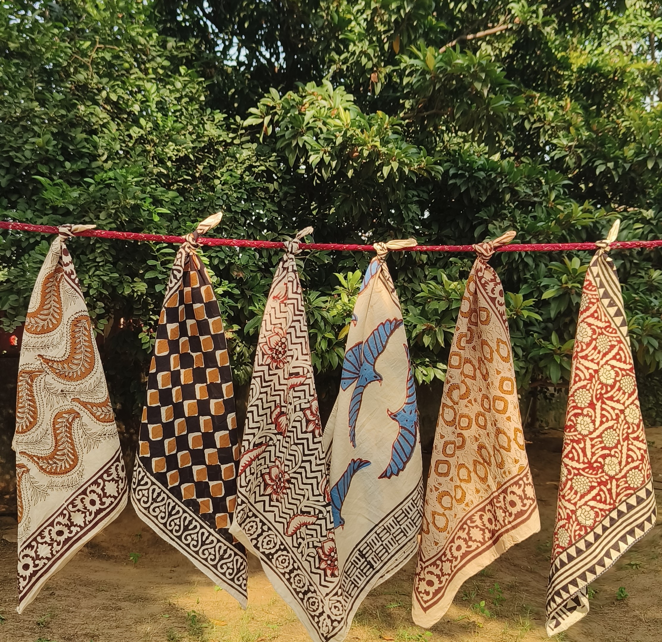 Handcrafted Block Print Cotton Tablecloth