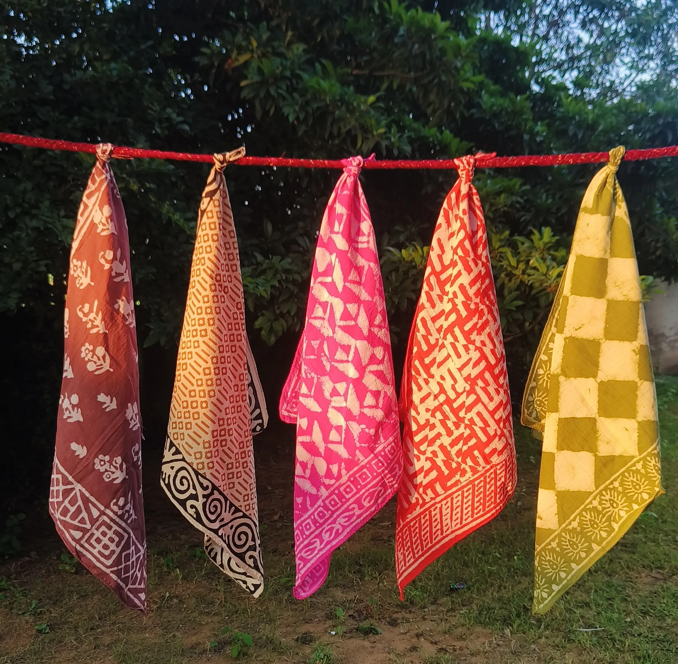 Handcrafted Batik Bandanas