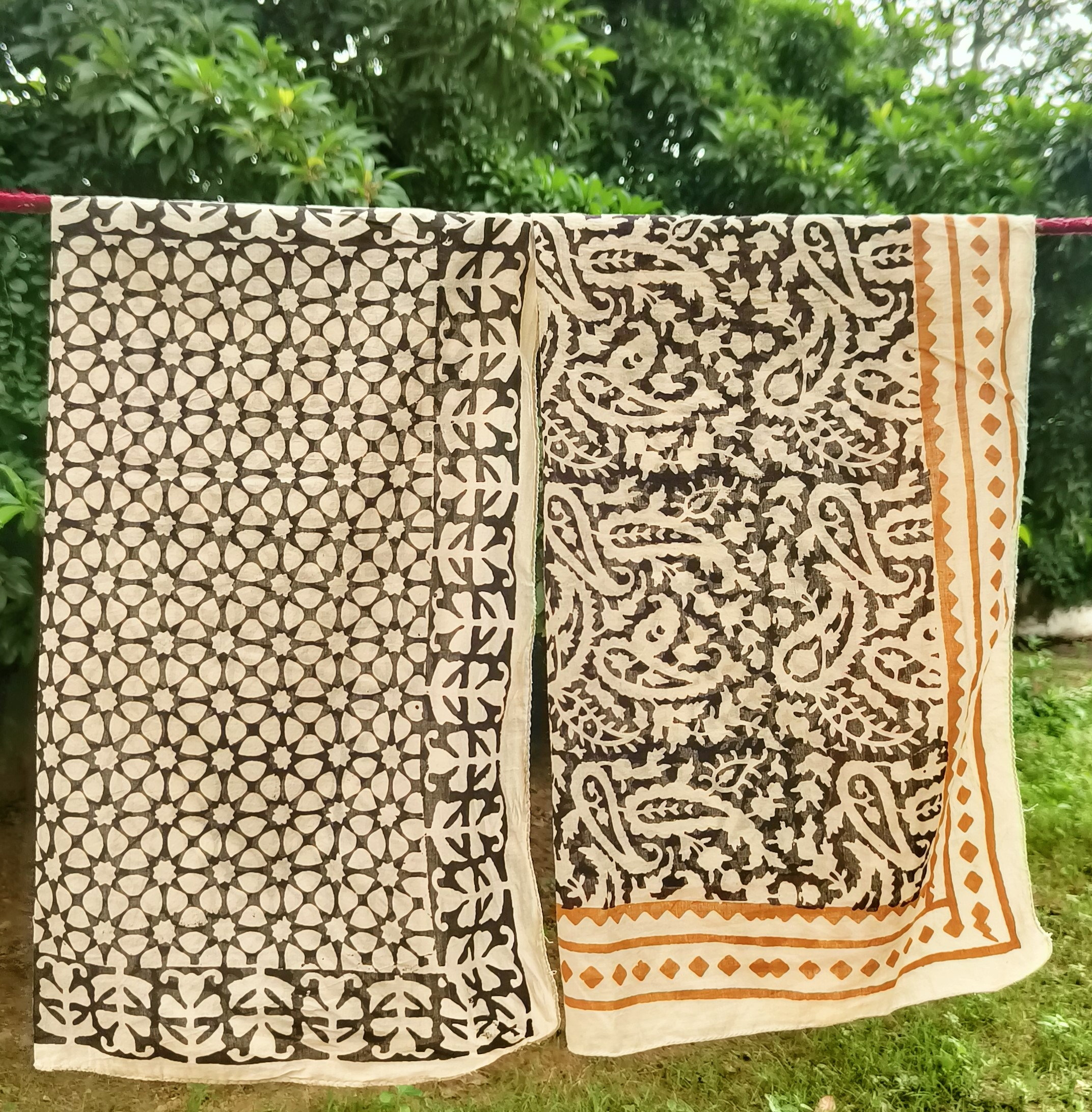 Handcrafted Block Print Cotton Scarves