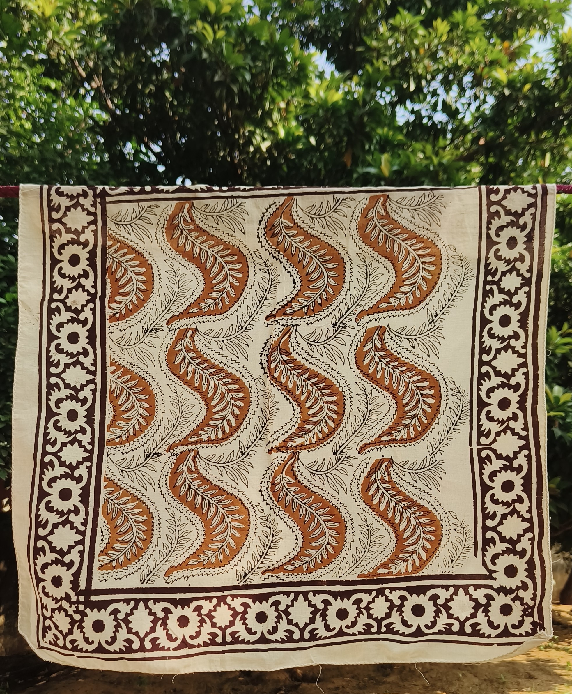 Handcrafted Block Print Cotton Throw