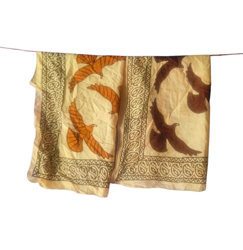Handmade Printed Cotton Scarves