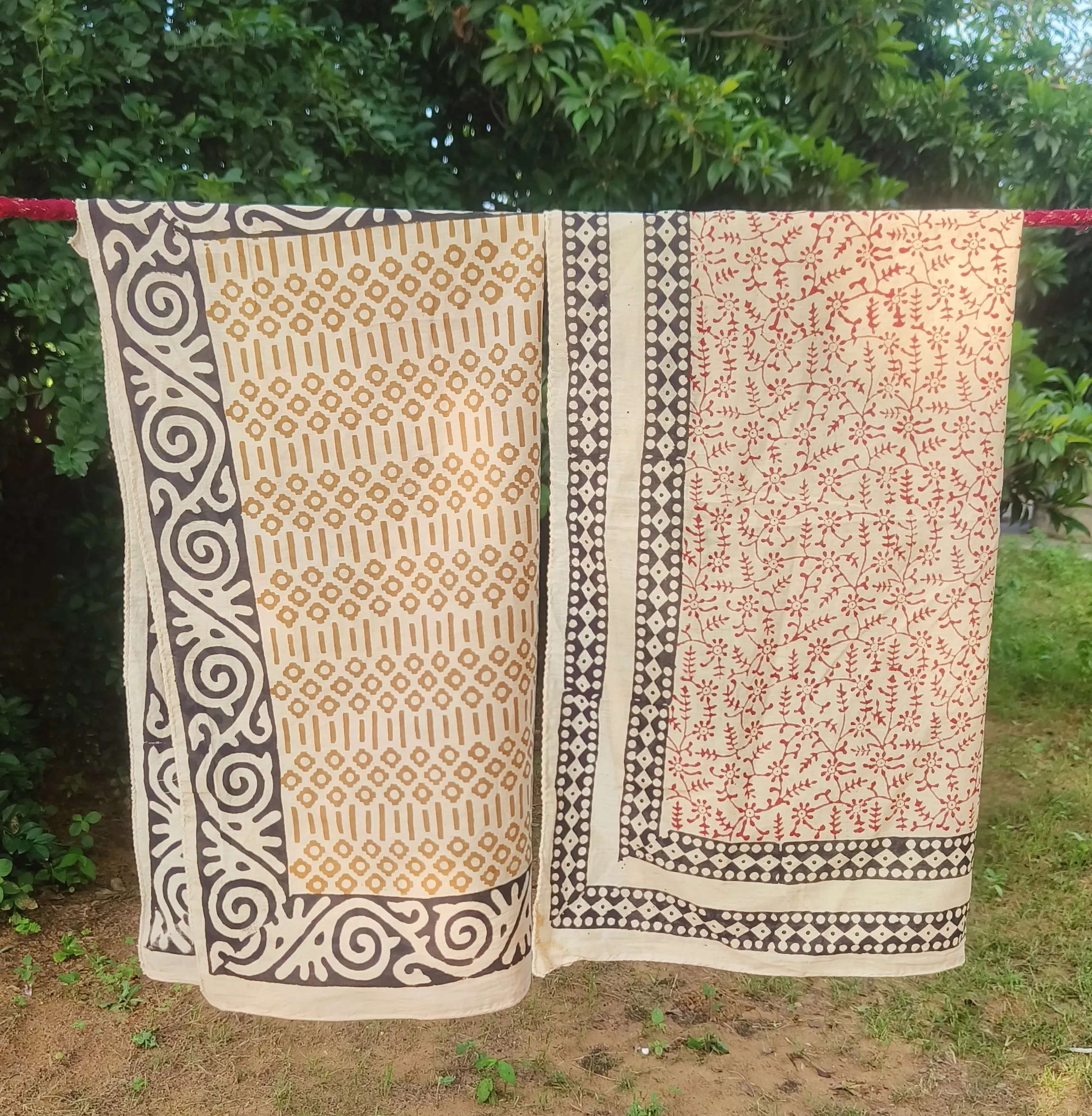 Handcrafted Block Print Cotton Scarves